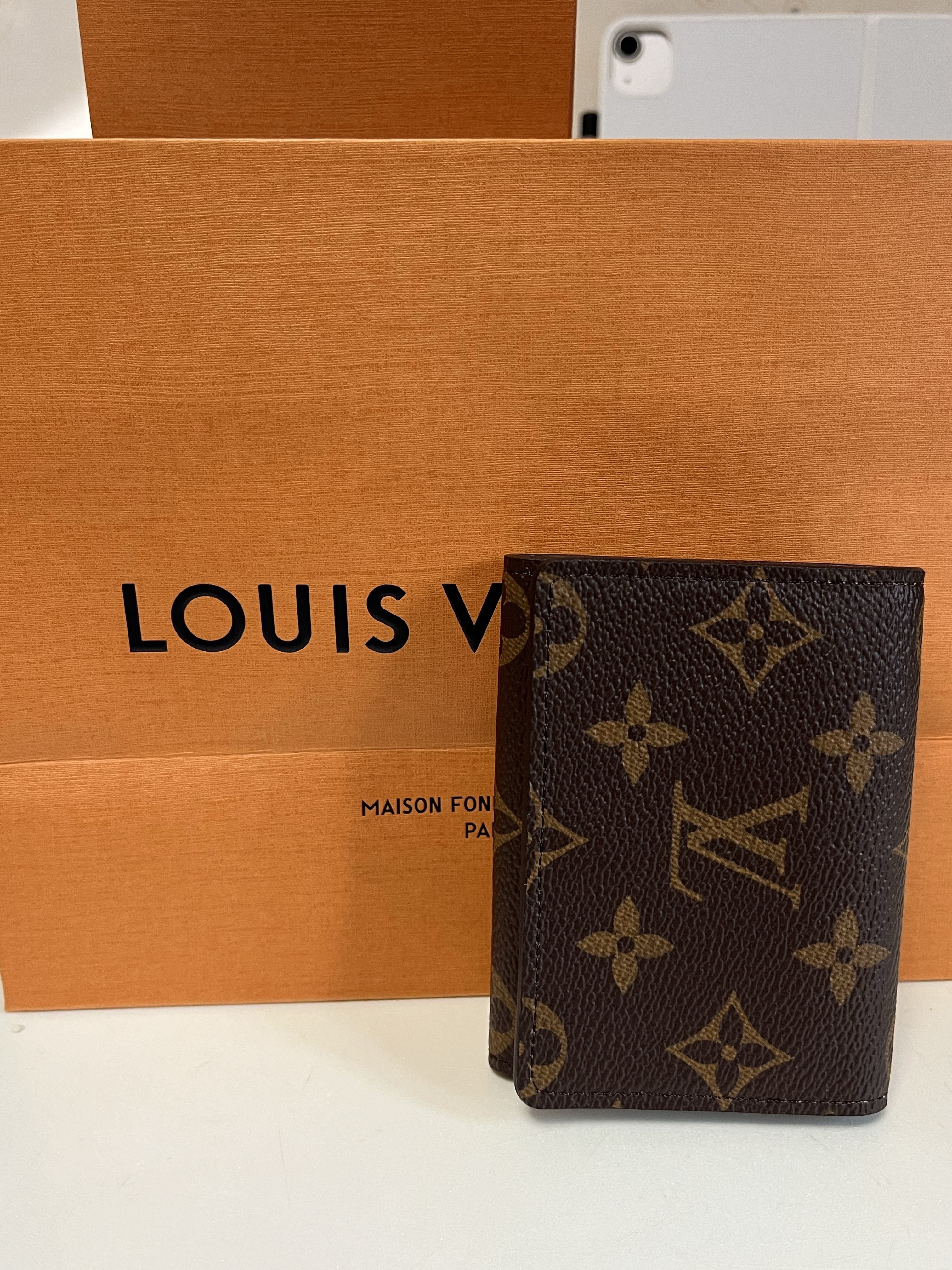 Louis Vuitton Envelope Business Card Holder Monogram 착용 스타일