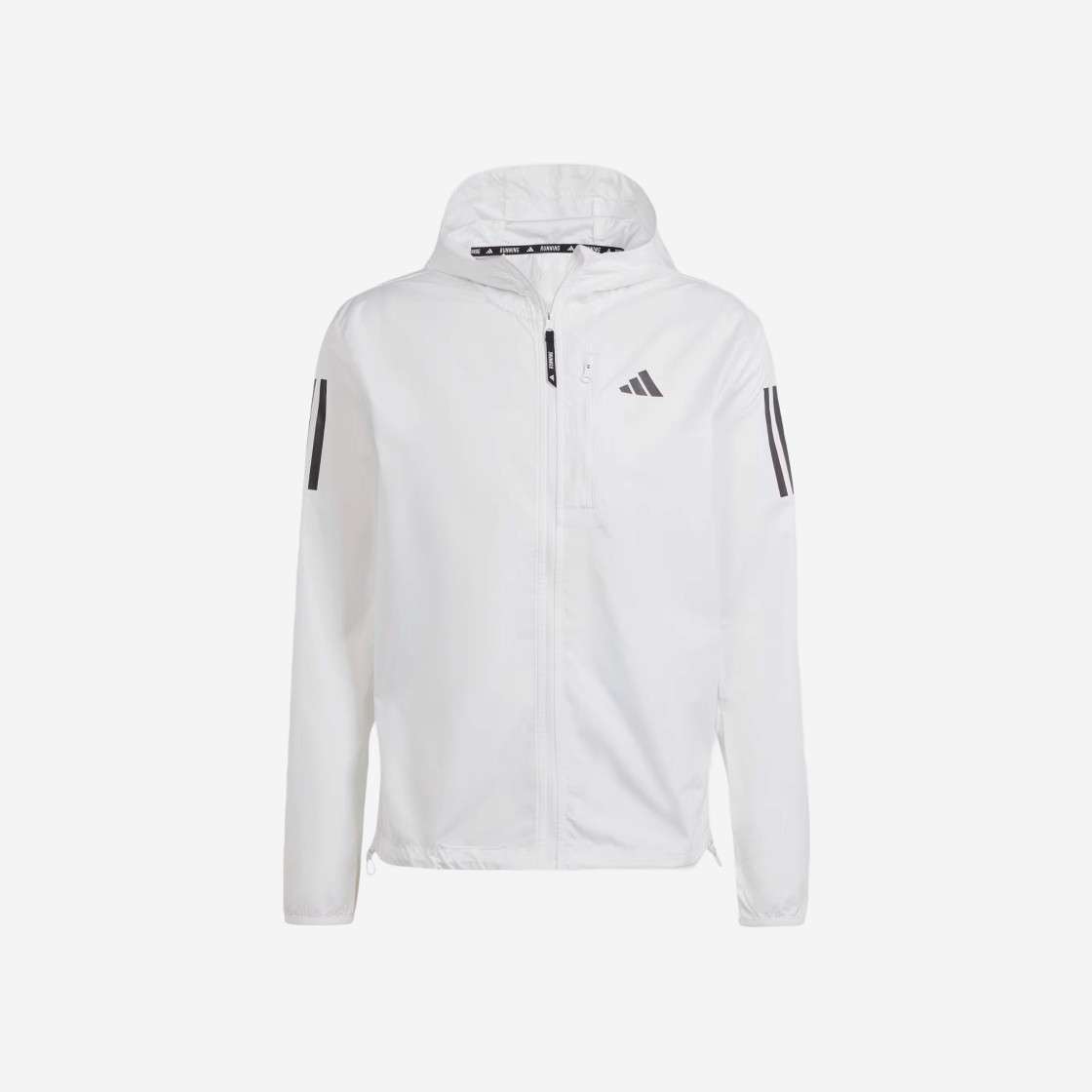 Adidas Own The Run Base Running Jacket White - US Sizing 상세 이미지 1