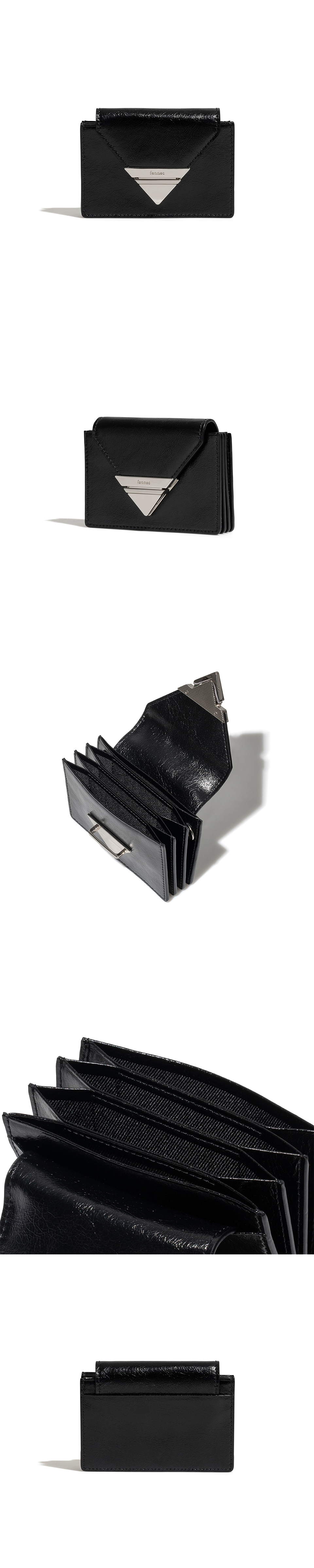 ★Fennec★ PUSH SLIDE POCKET BLACK CARD POCKET - Fennec