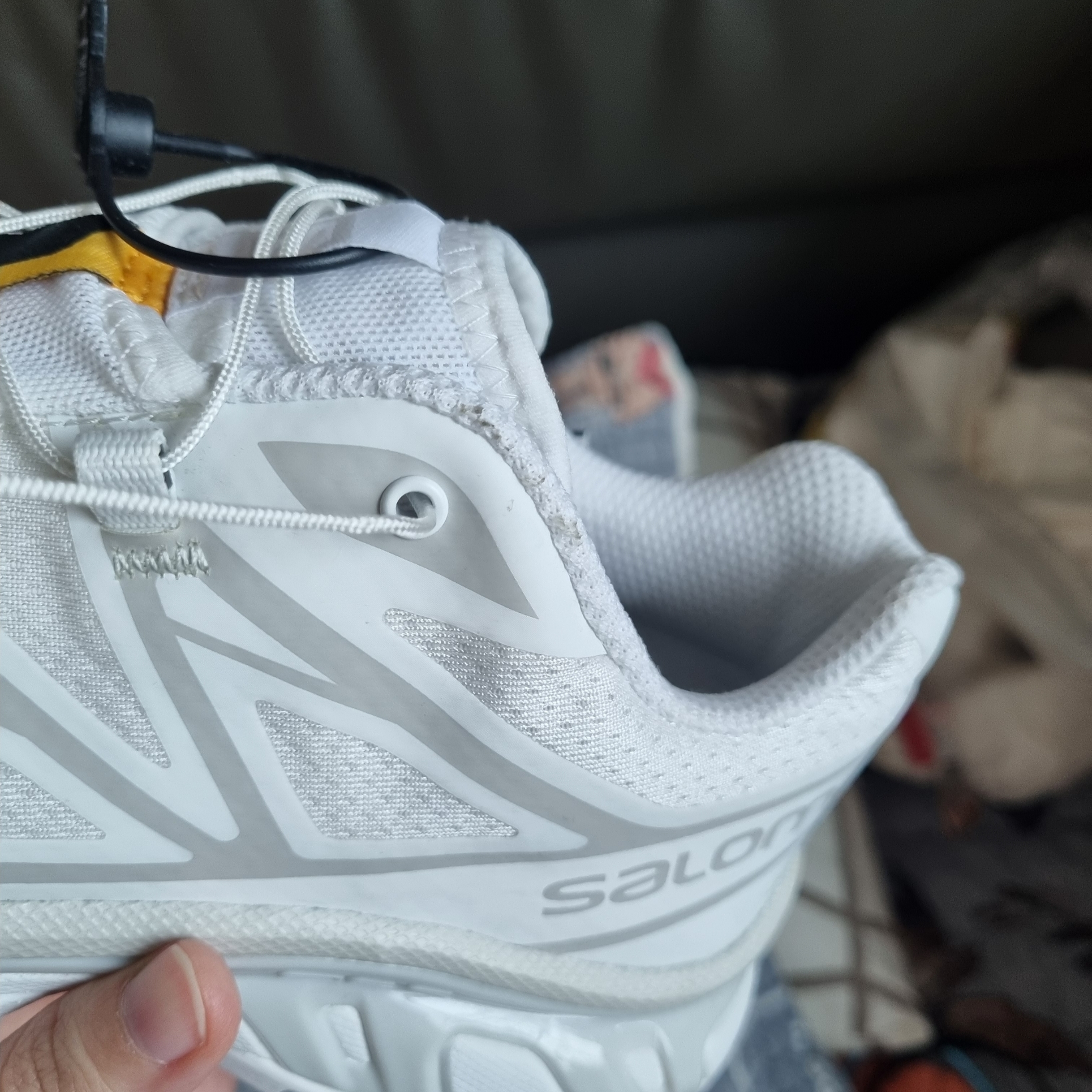 Salomon XT-6 ADV White 착용 스타일