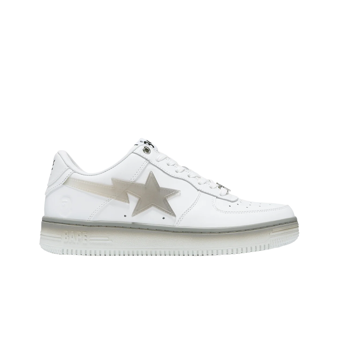 BAPE Bape Sta #5 White Grey 상세 이미지 1