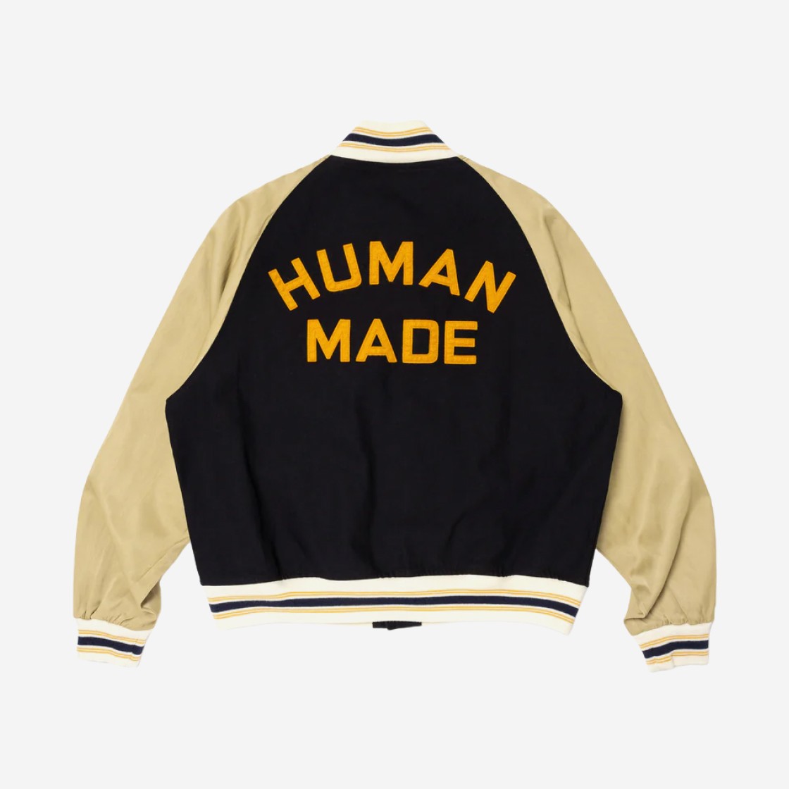 Human Made Baseball Jacket Navy 상세 이미지 2