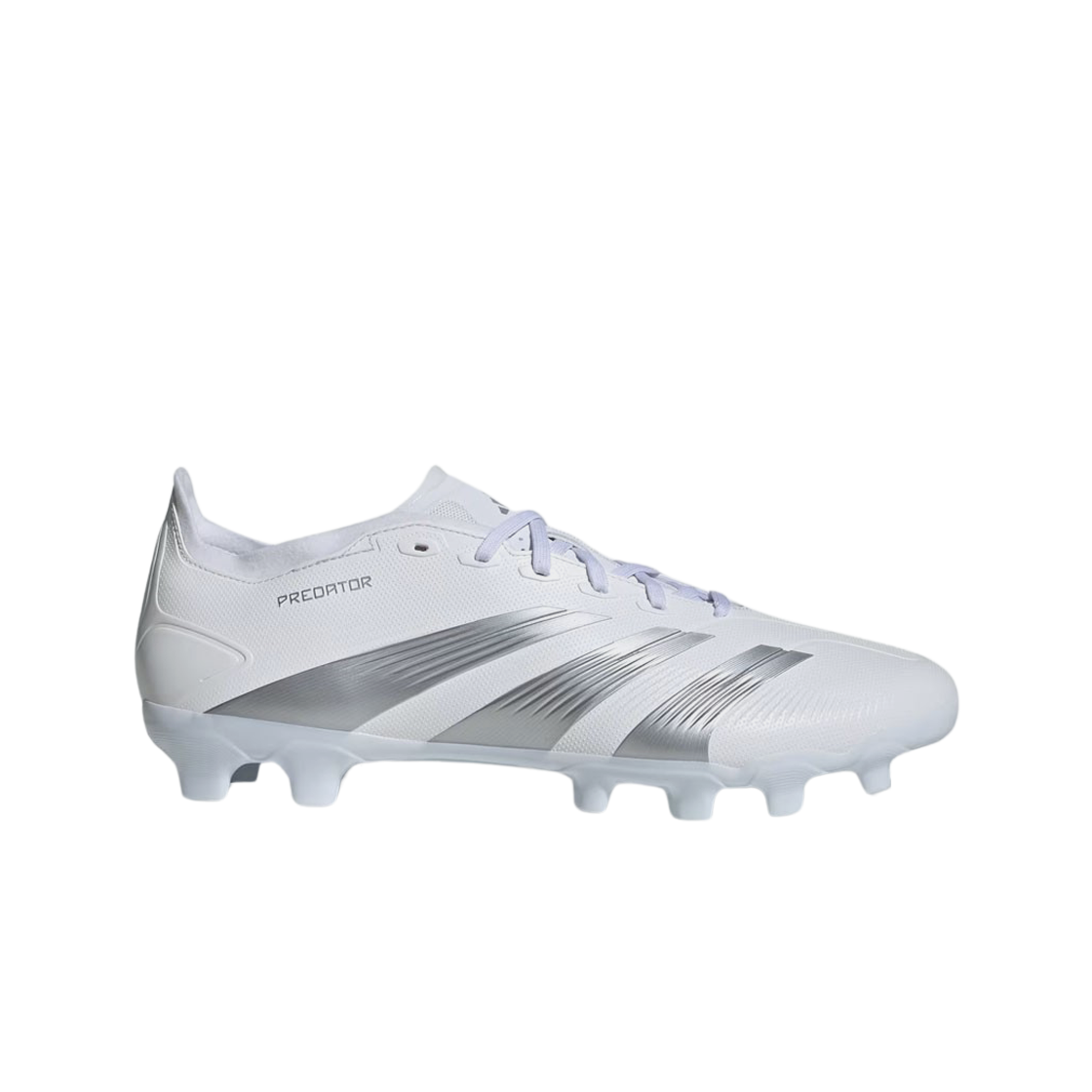 IE2611 Adidas Predator 24 League Low MG Cloud White Silver Metallic Grey One