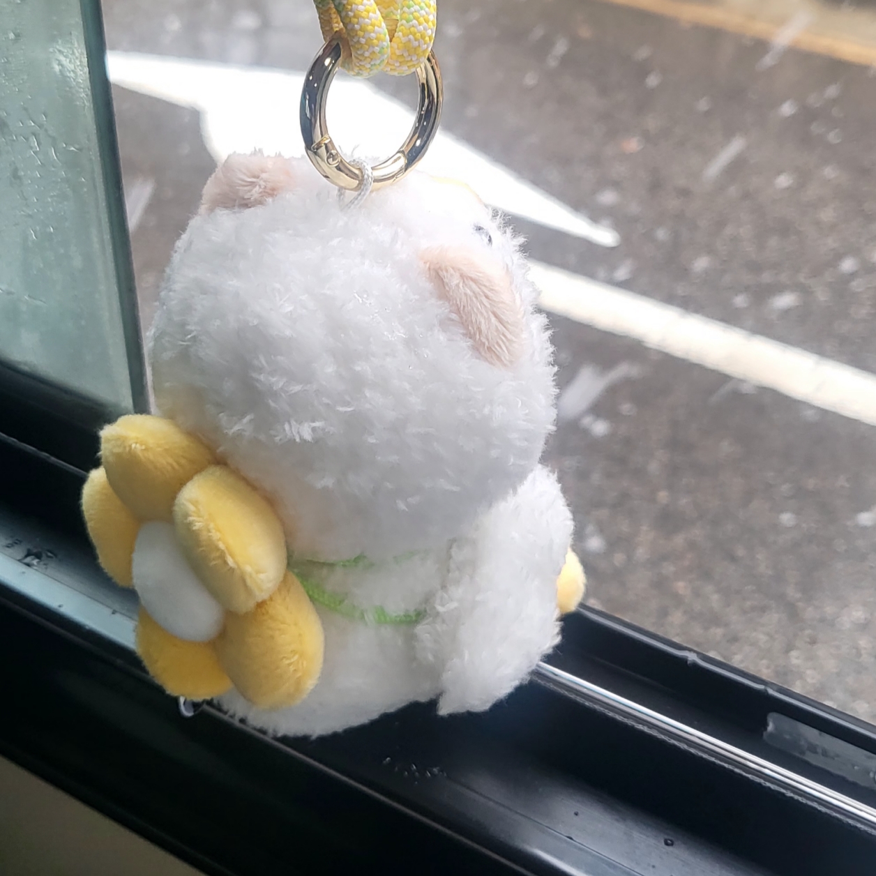 Starbucks Delight Color Rope Bearista Keychain 착용 스타일 - 2