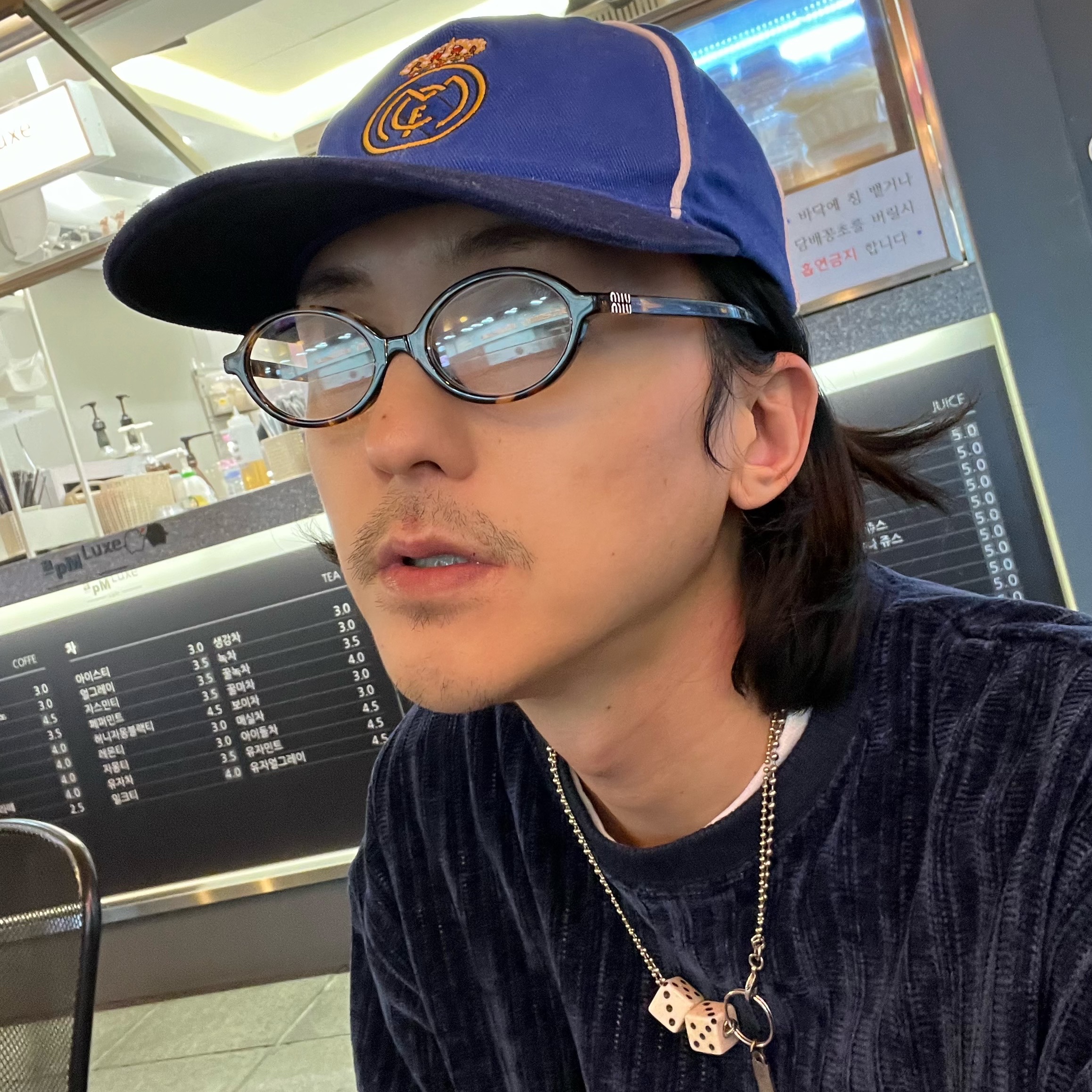 (W) Miu Miu Regard Sunglasses Blue Lenses Honey Tortoiseshell Acetate Standard fit 착용 스타일