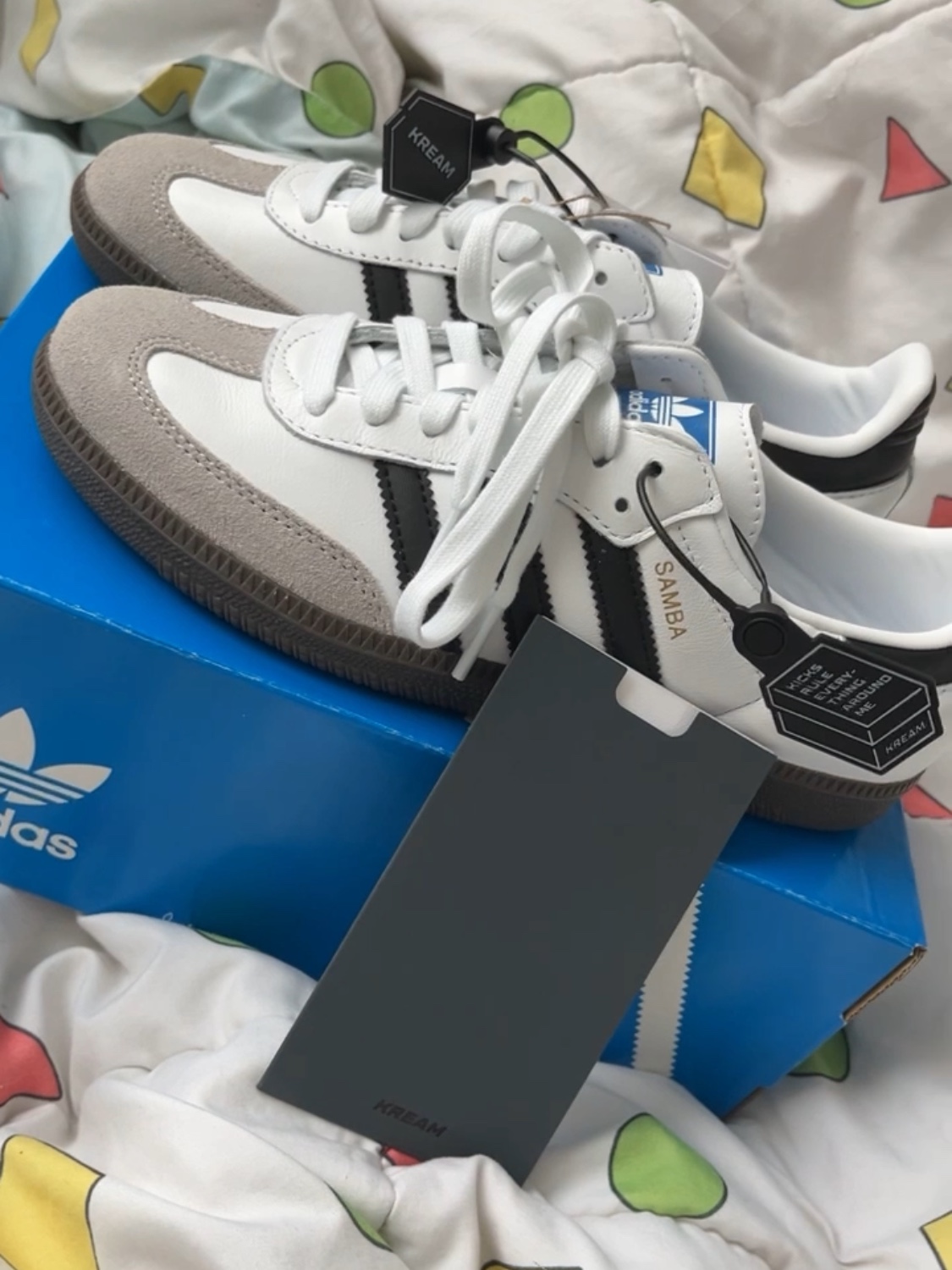 Adidas Samba OG Cloud White 착용 스타일