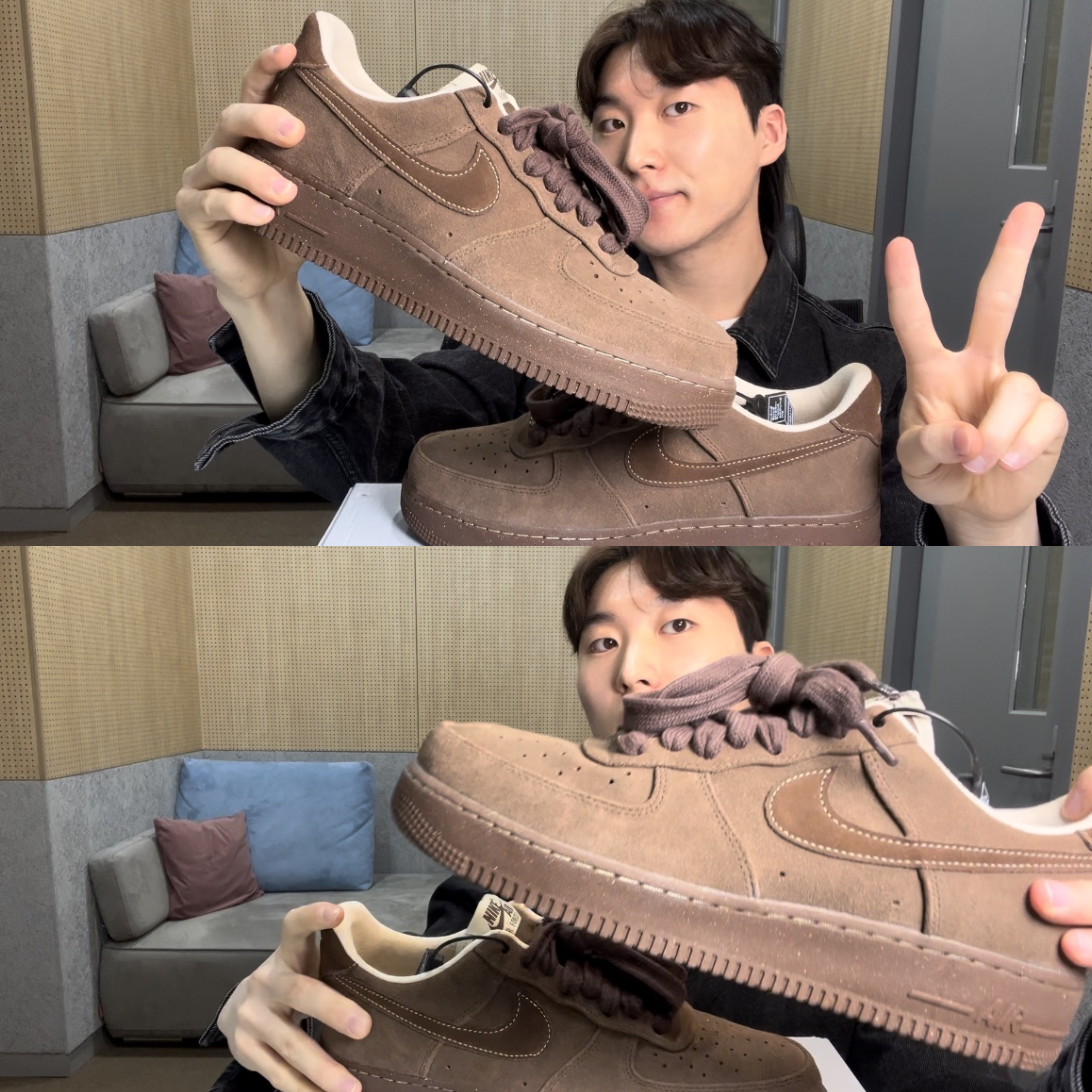 (W) Nike Air Force 1 '07 Cacao Wow 착용 스타일