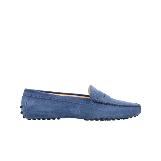 (W) Tod's Gommino Suede Driving Shoes Light Blue