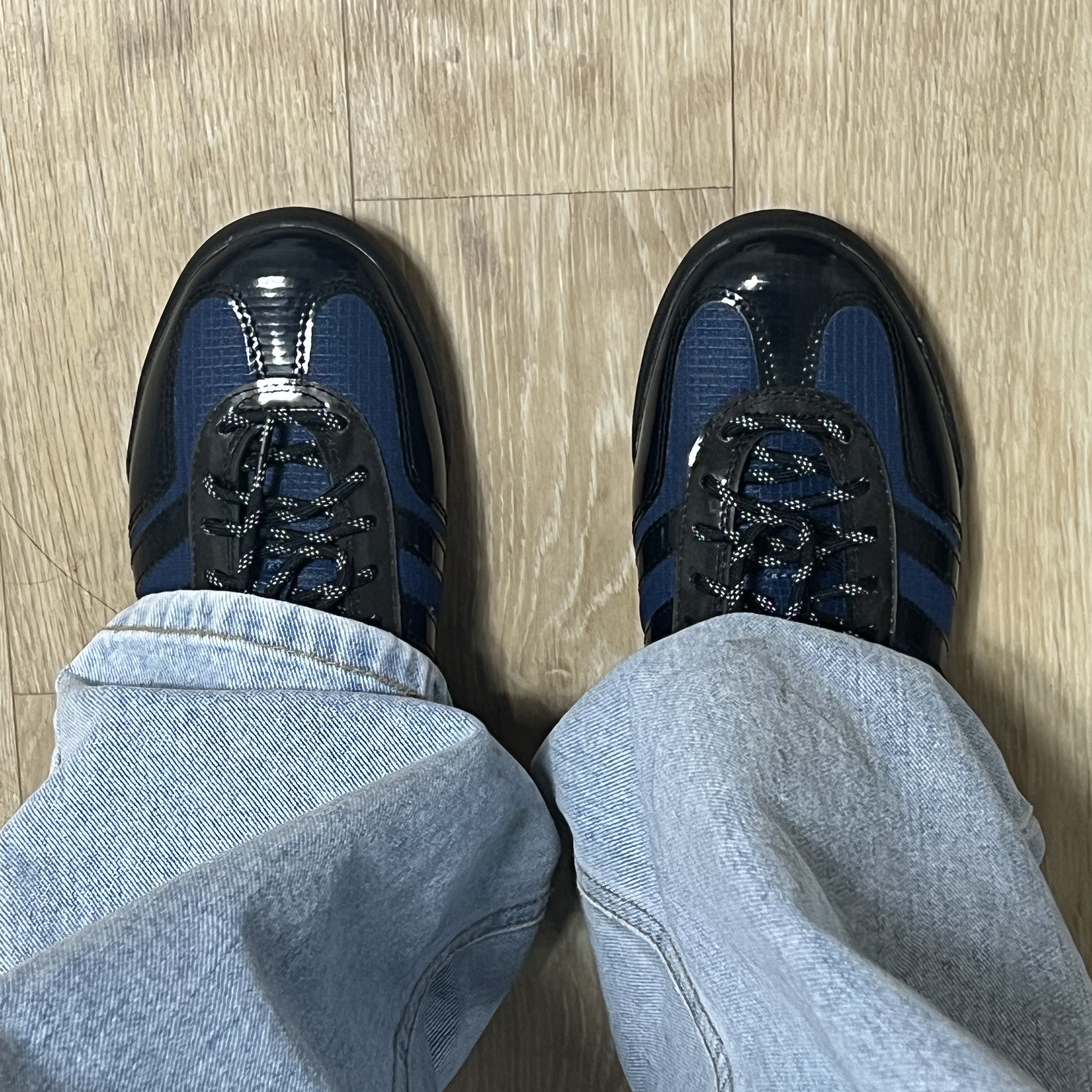 Adidas x Blondey McCoy A.B. Gazelle Indoor Mineral Blue 착용 스타일