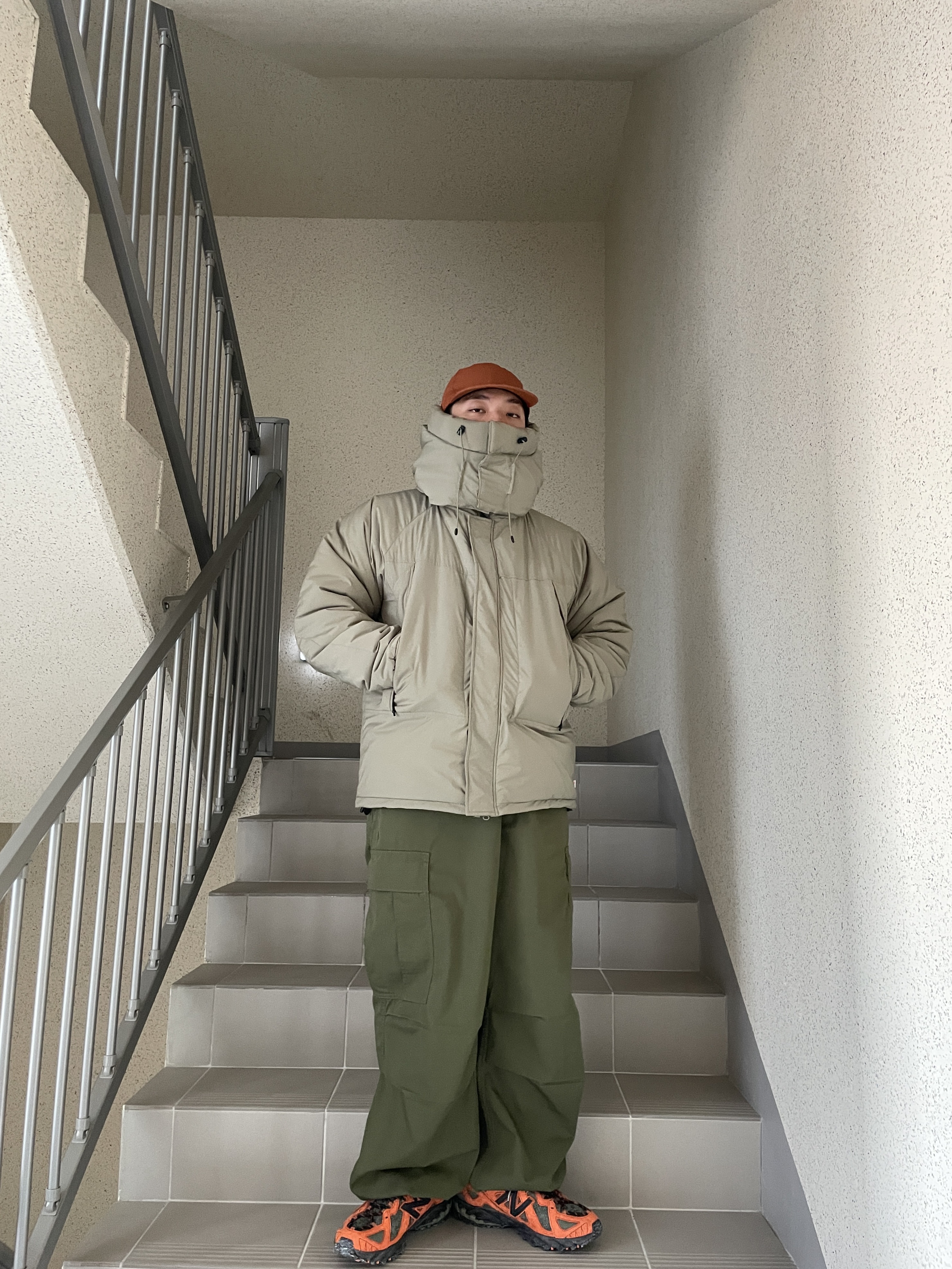New Balance x Joe Freshgoods Beneath the Surface 610 Lil Swamps Orange 착용 스타일 - 1