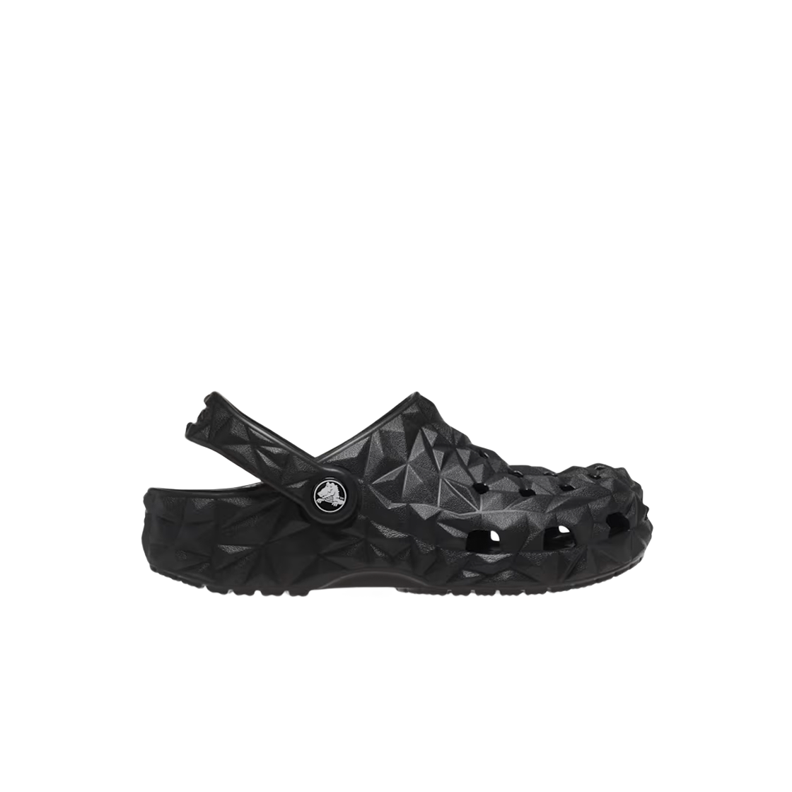 209572-001 (Kids) Crocs Classic Geometric Clog Black