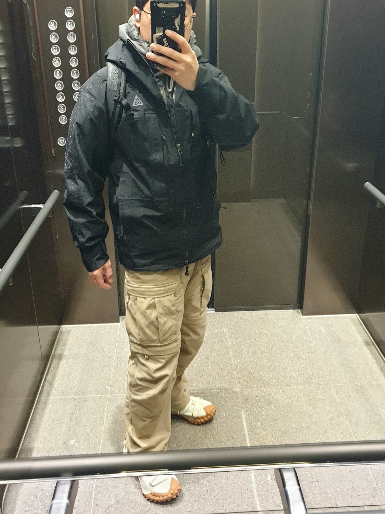 Nike ACG Mountain Fly Low Gore-Tex SE Sea Glass, Nike NRG ACG Therma-Fit ADV Rope De Dope Light Army - Asia 착용 스타일