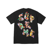 Supreme Patchwork T-Shirt Black - 24SS
