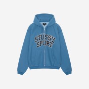 Stussy Sport Zip Hoodie Blue