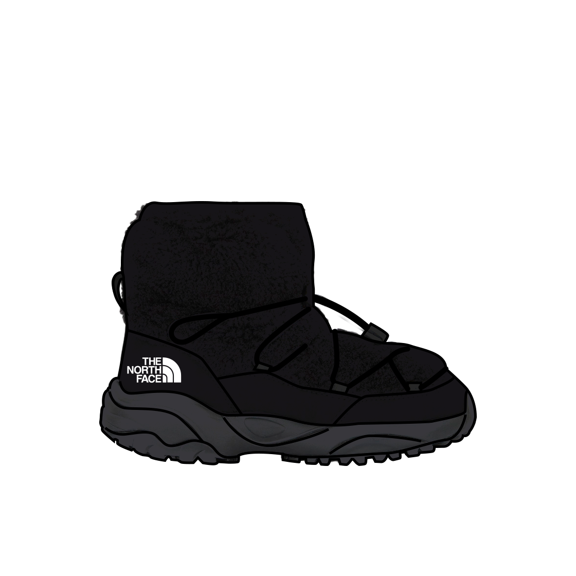 NS99P71J (W) The North Face Borealis Bootie Fleece Black