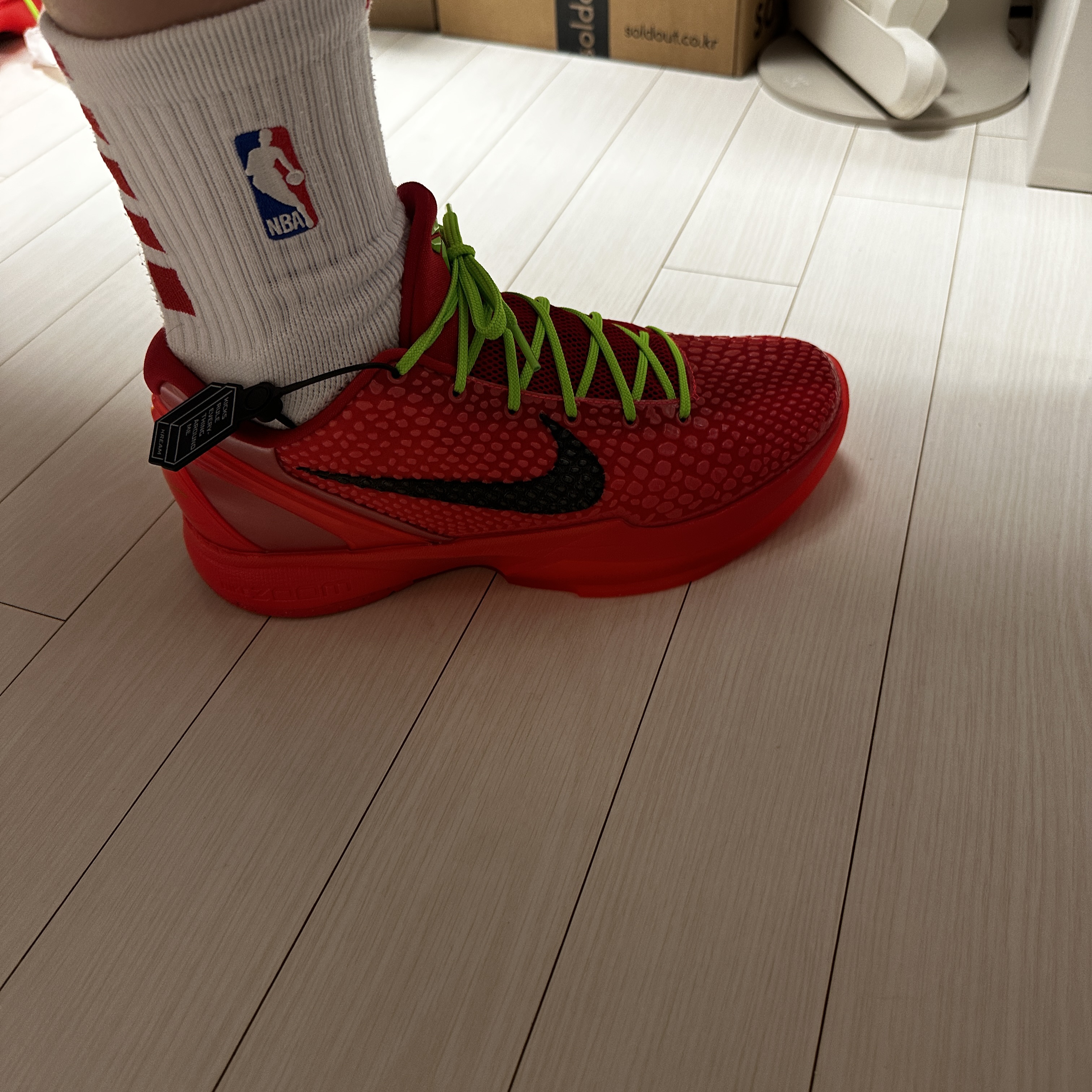 Nike Kobe 6 Protro Reverse 착용 스타일