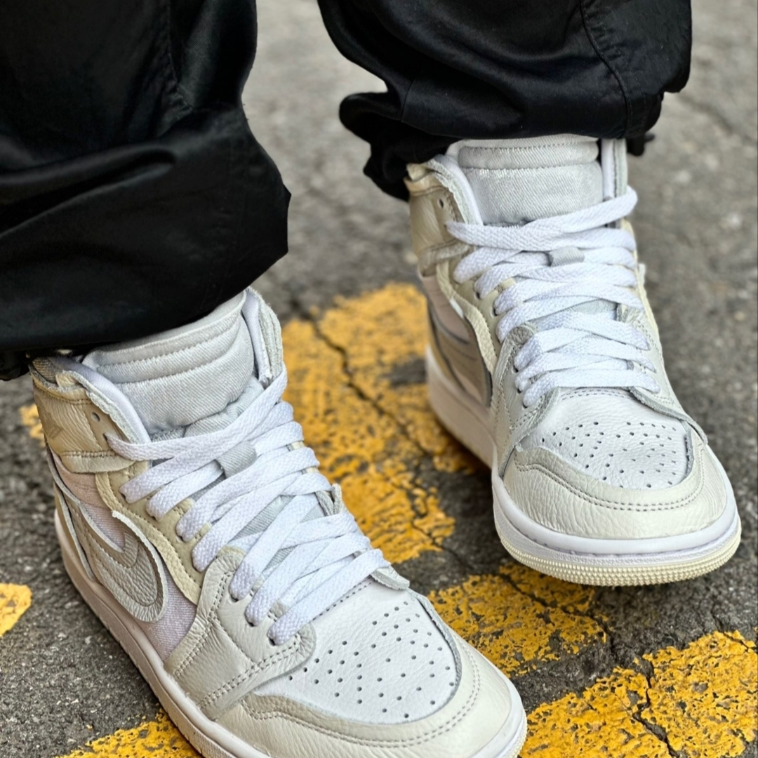 (W) Jordan 1 High MM White Coconut Milk 착용 스타일 - 3