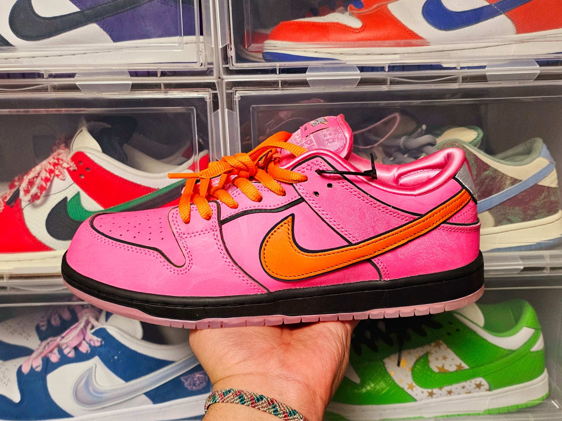 Nike x The Powerpuff Girls SB Dunk Low Pro QS Blossom 착용 스타일 - 2