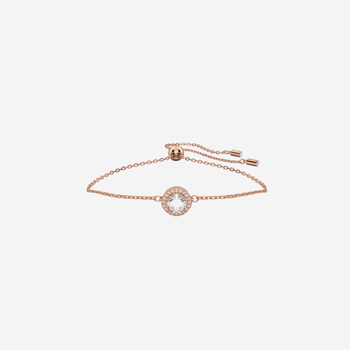 (W) Swarovski Constella Bracelet White Rose Gold Plated 상세 이미지 1