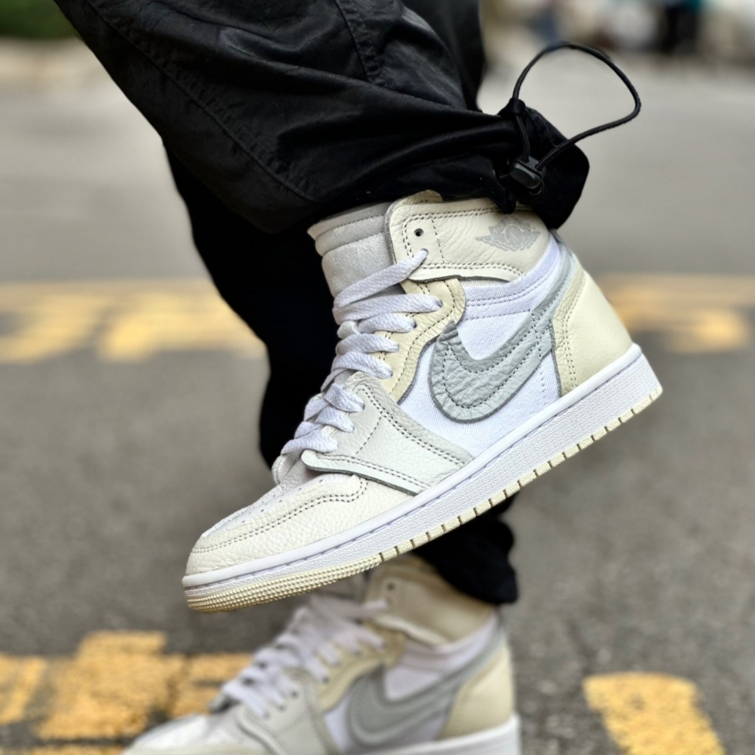 (W) Jordan 1 High MM White Coconut Milk 착용 스타일 - 6