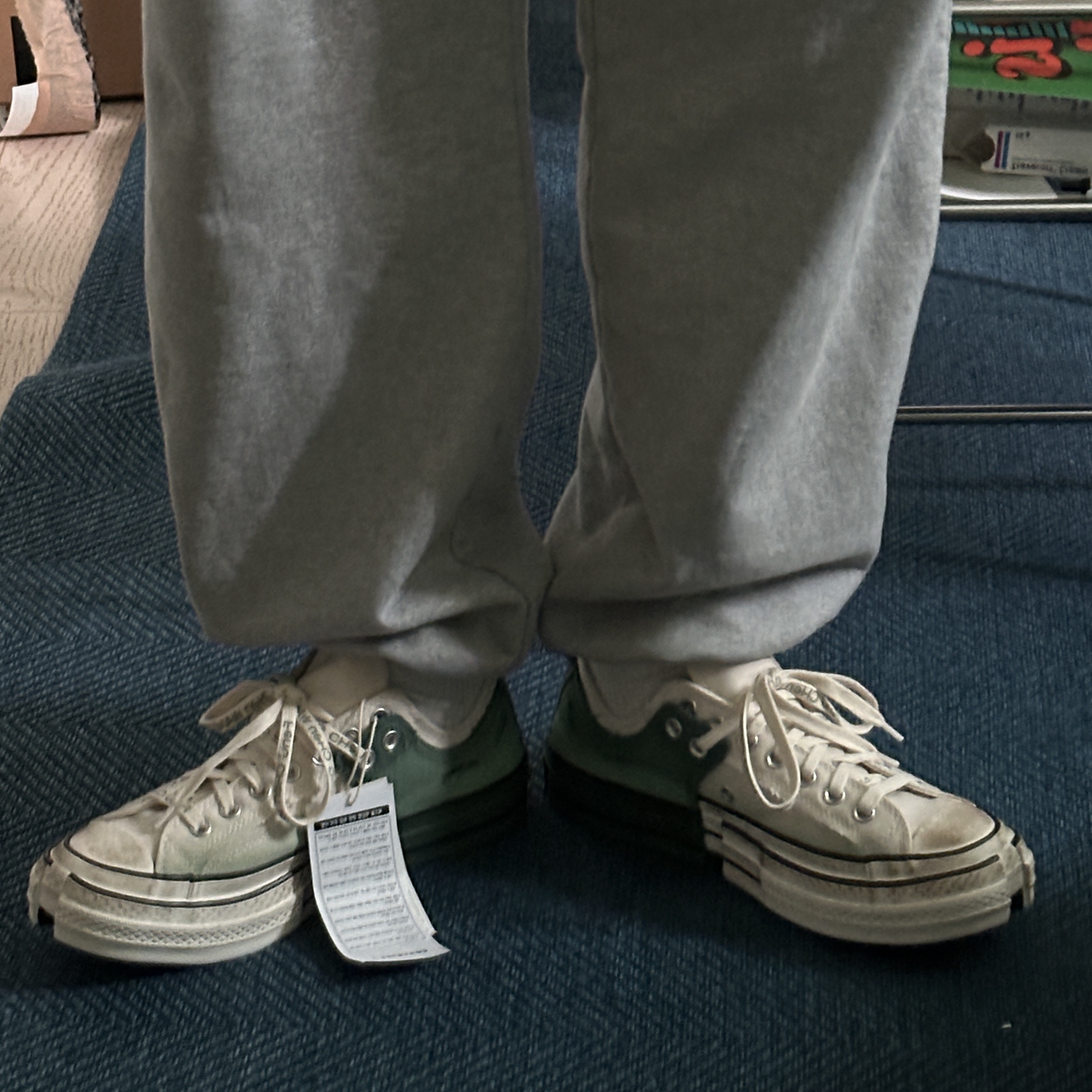 Converse x Feng Chen Wang Chuck 70 Ox 2-in-1 Myrtle 착용 스타일 - 2