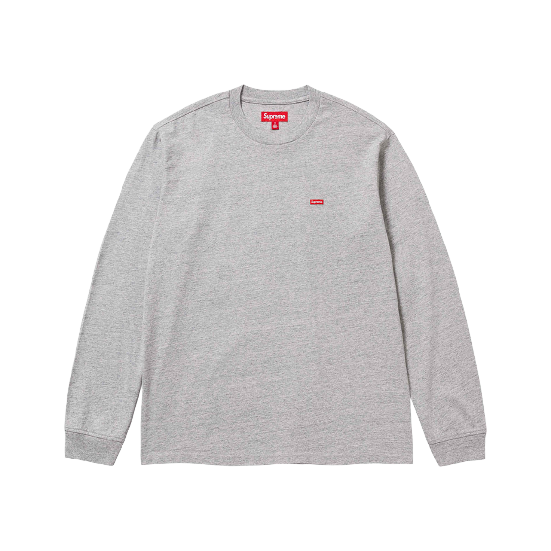 Supreme Small Box L/S Tee Charcoal スモール｜メンズ