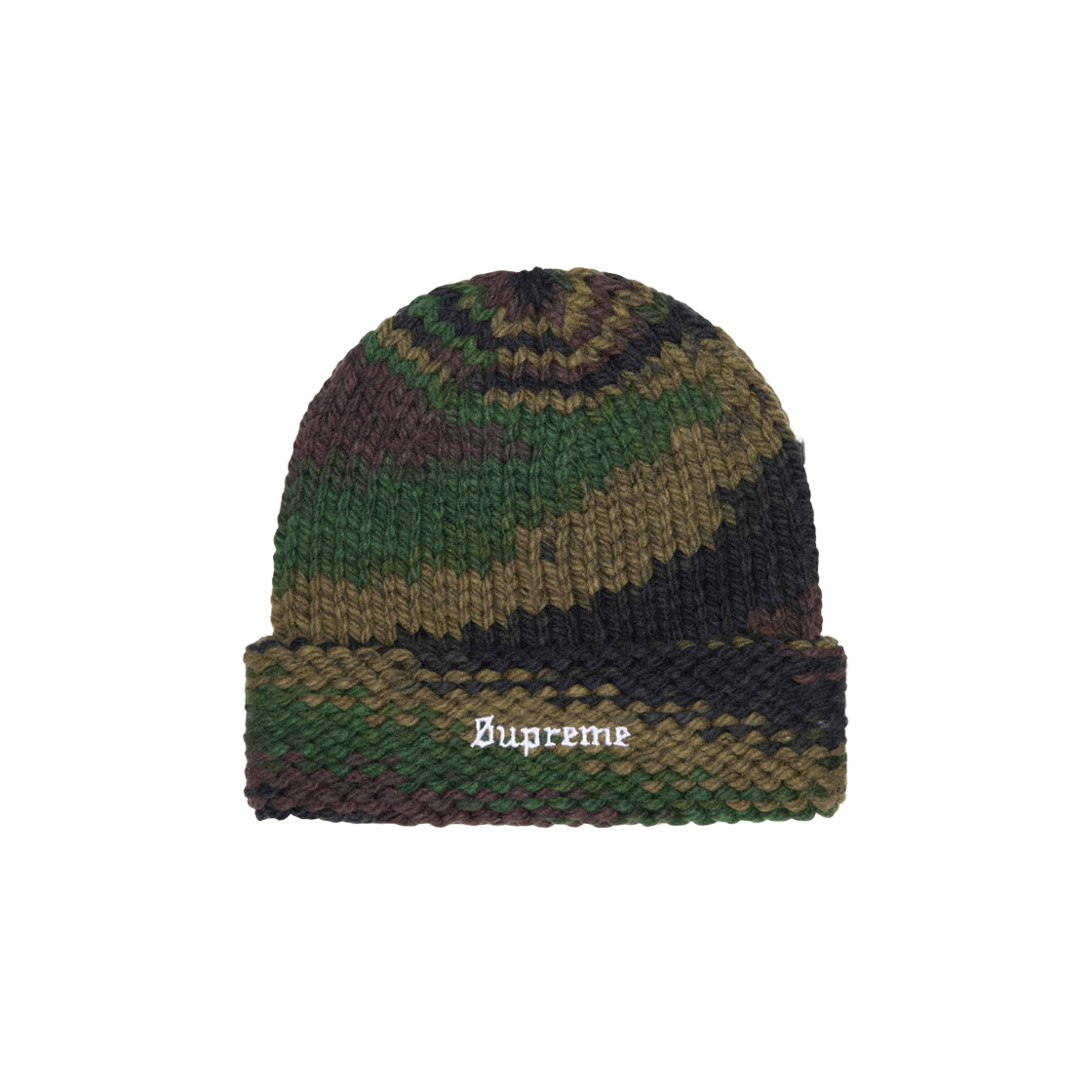 Supreme Gradient Spacedye Beanie Olive - 24SS 상세 이미지 1