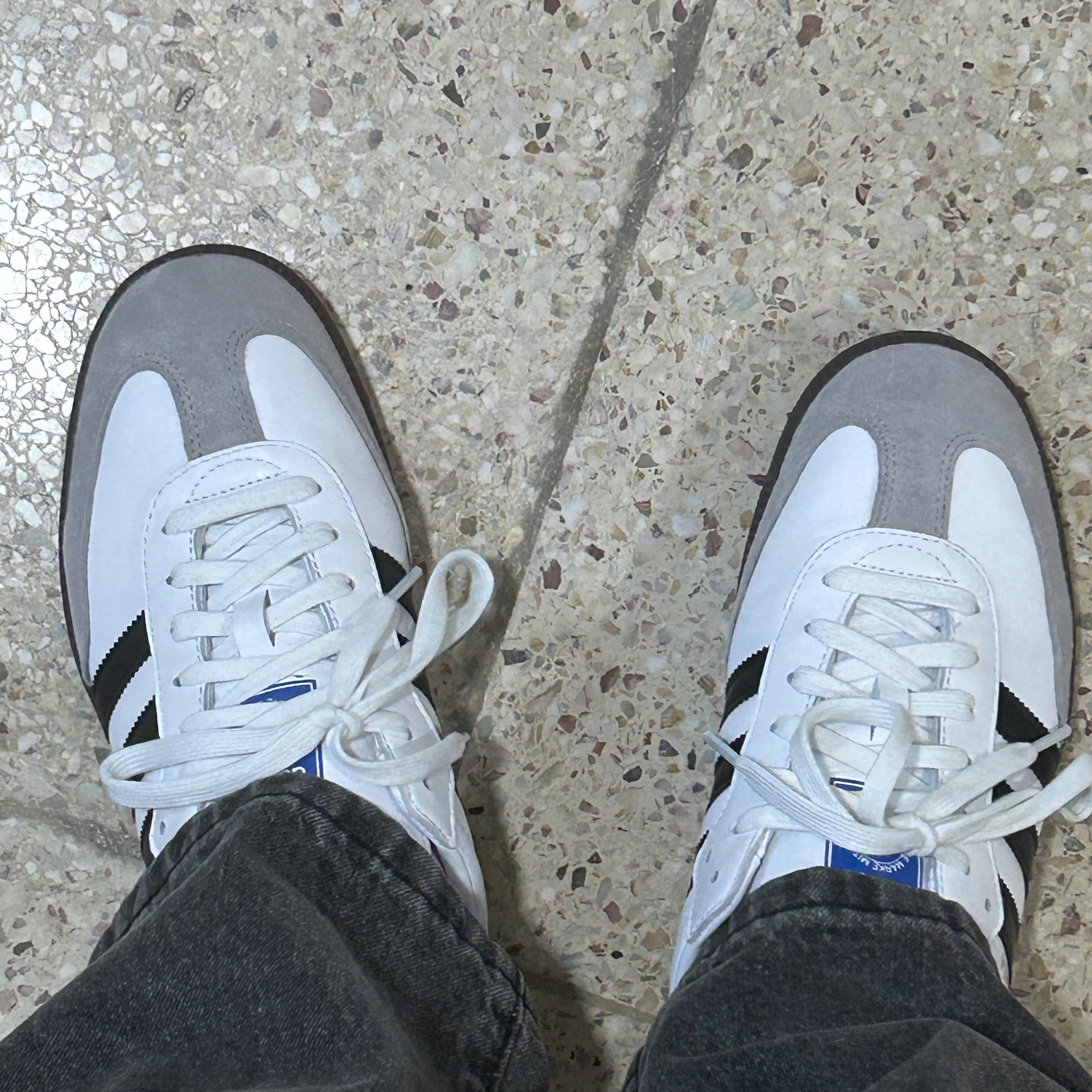 Adidas Samba OG Cloud White 착용 스타일 - 3