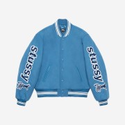 Stussy Competition Varsity Jacket Blue