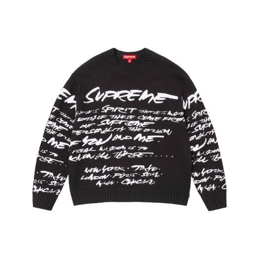 슈프림 퓨추라 스웨터 블랙 - 24SS
