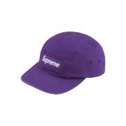 Supreme Washed Chino Twill Camp Cap Purple - 24SS