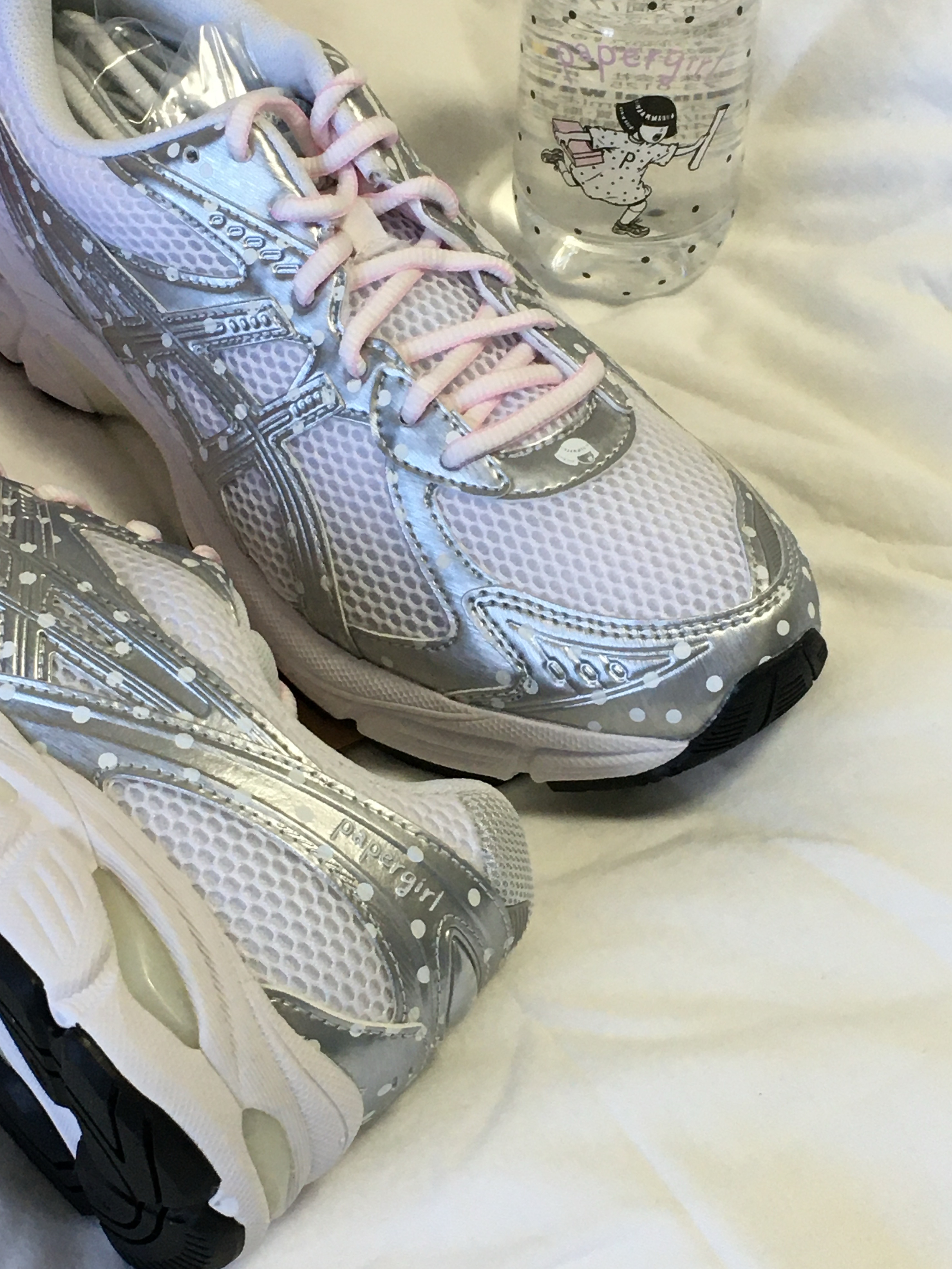 Asics x Papergirl Paris x Beams GT-2160 White Silver 착용 스타일 - 5