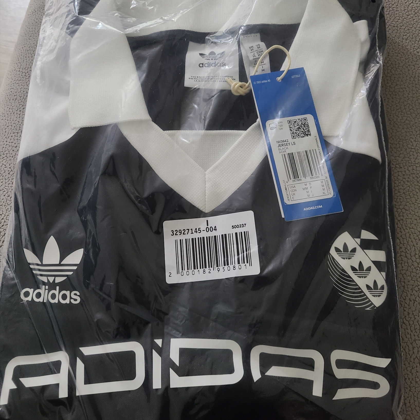 Adidas Adilenium Oversized Long Sleeve Jersey Black - US Sizing 착용 스타일