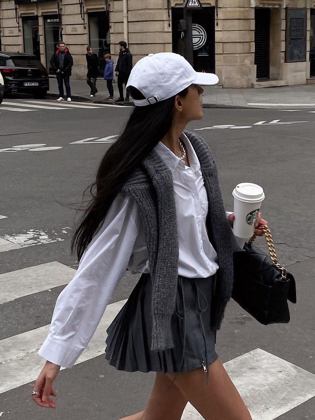 (W) AMI de Coeur Oxford Shirt Natural White, [30% 적립] Polo Ralph Lauren Classic Fit Garment Dyed Oxford Shirt White 착용 스타일 - 4