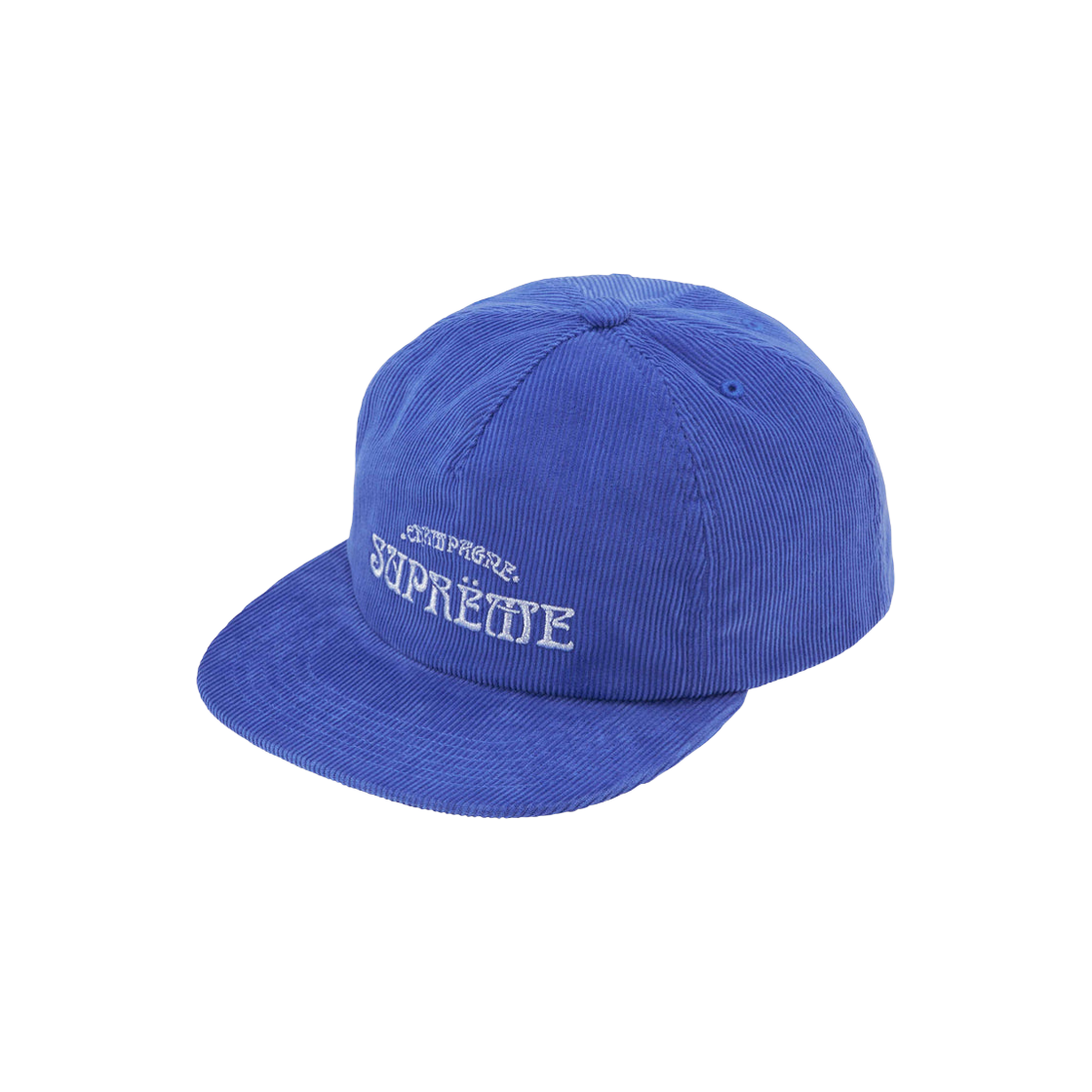 Supreme Champagne Corduroy 5-Panel Blue - 24SS 상세 이미지 1