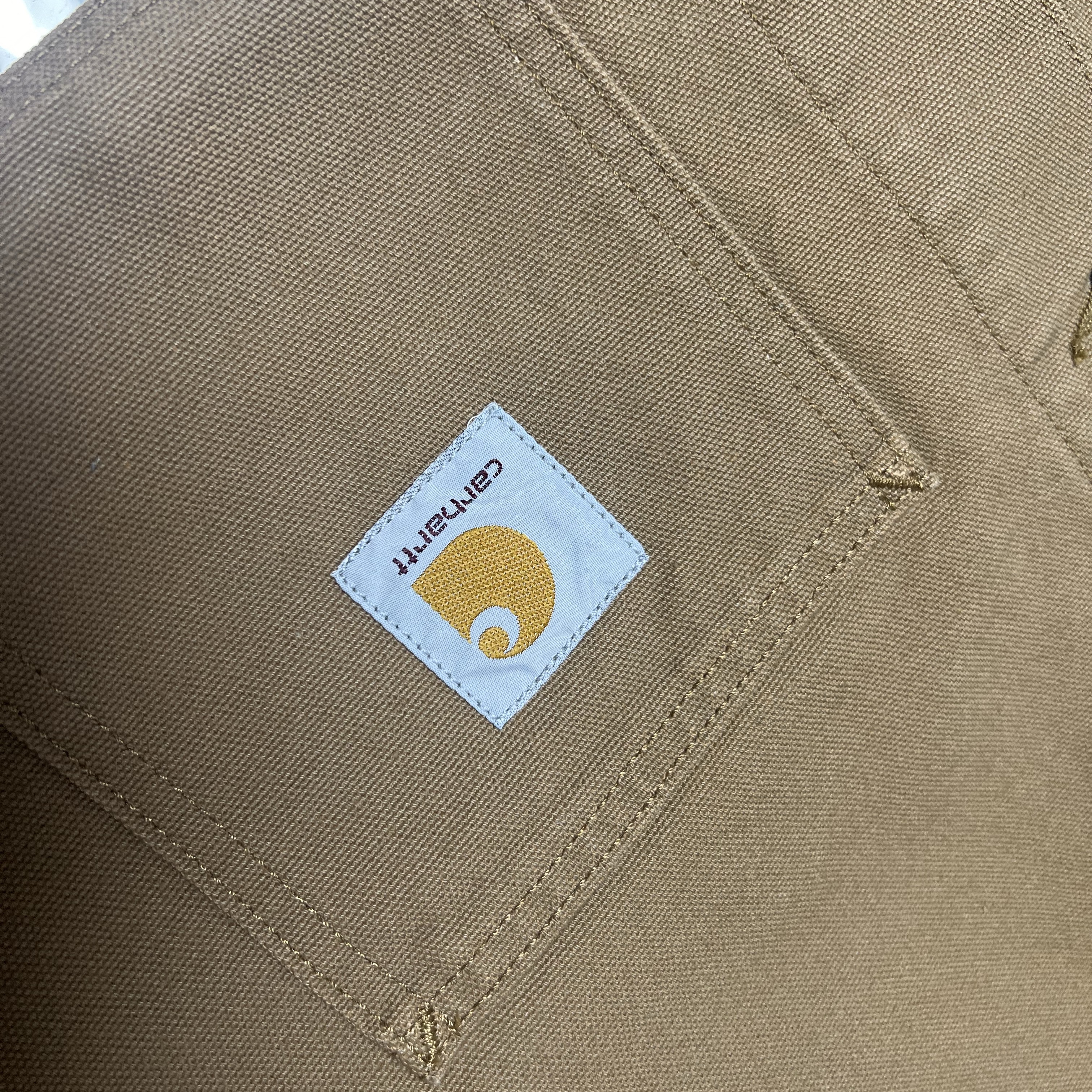 Carhartt WIP Dearborn Canvas (unlined) Michigan Chore Coat Hamilton Brown - Spring 착용 스타일 - 2
