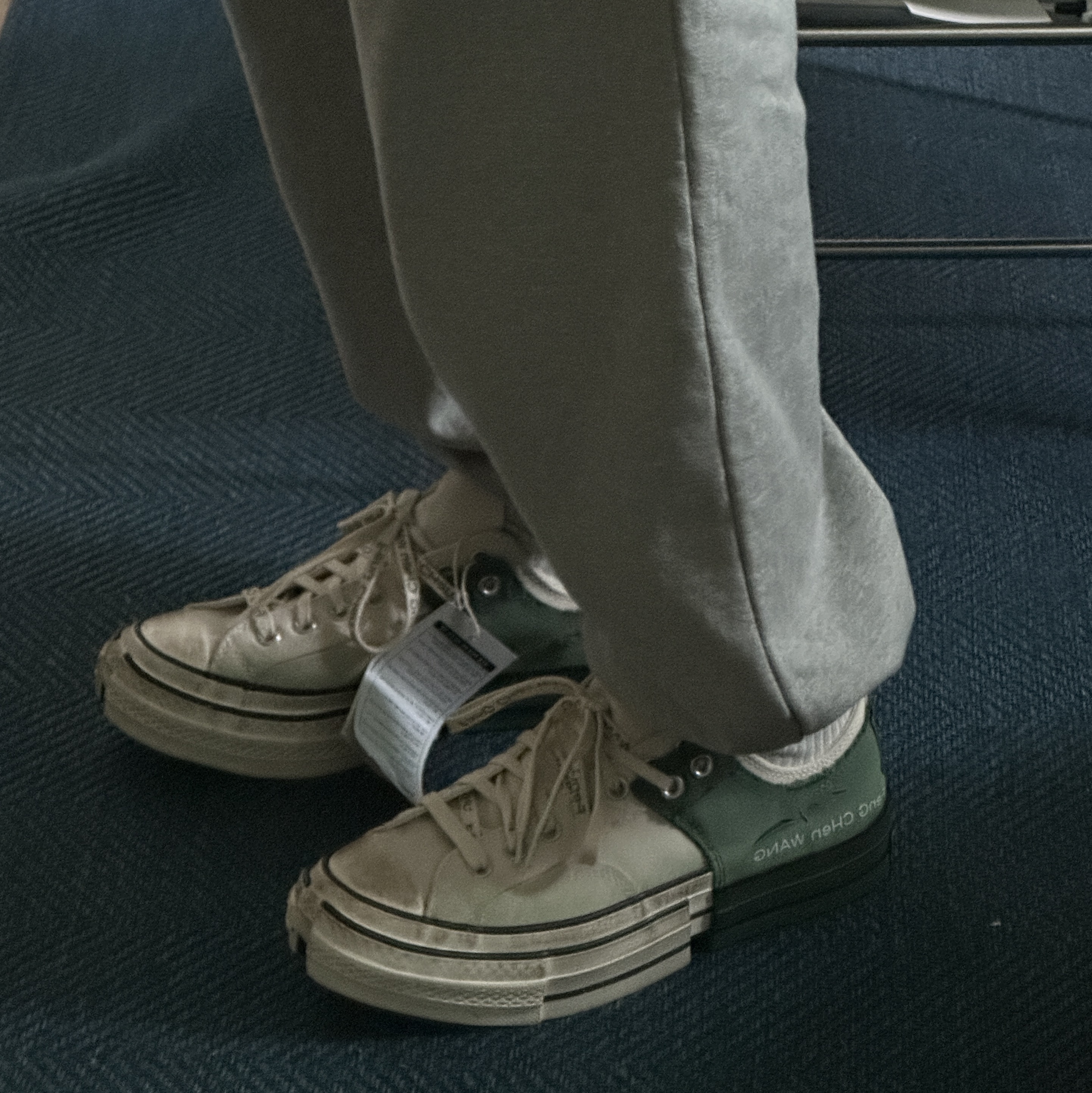 Converse x Feng Chen Wang Chuck 70 Ox 2-in-1 Myrtle 착용 스타일 - 1