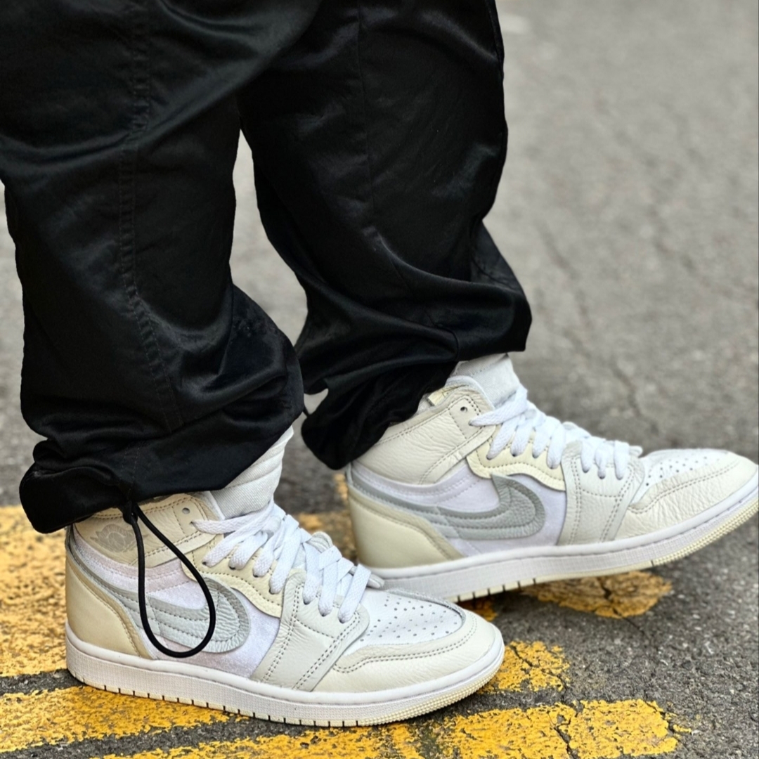 (W) Jordan 1 High MM White Coconut Milk 착용 스타일 - 5