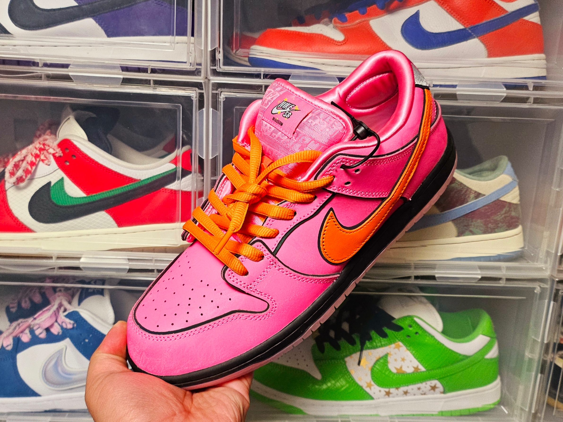 Nike x The Powerpuff Girls SB Dunk Low Pro QS Blossom 착용 스타일 - 1