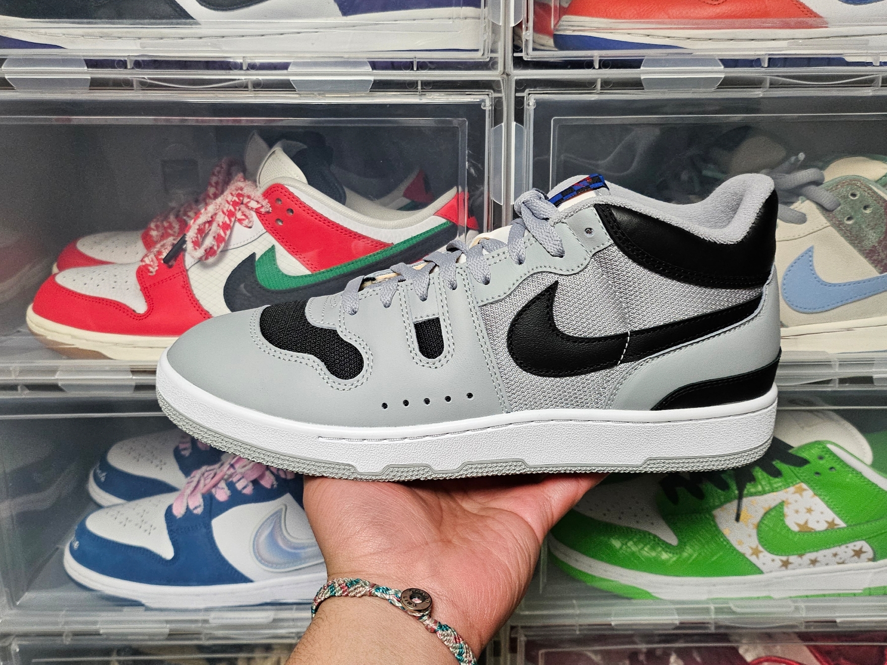 Nike Mac Attack QS SP Light Smoke Grey 착용 스타일 - 2