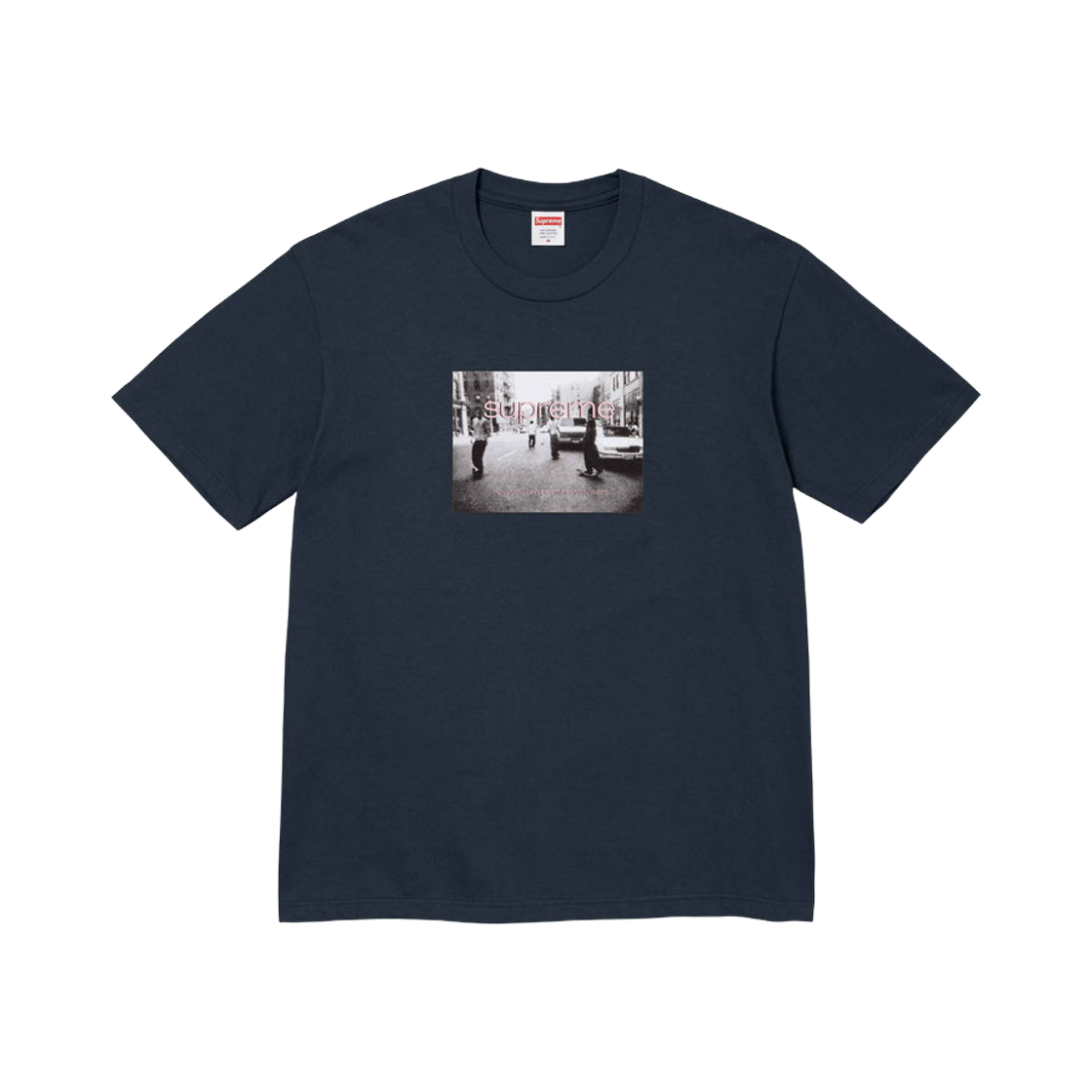 Supreme Crew 96 T-Shirt Navy - 24SS 상세 이미지 1