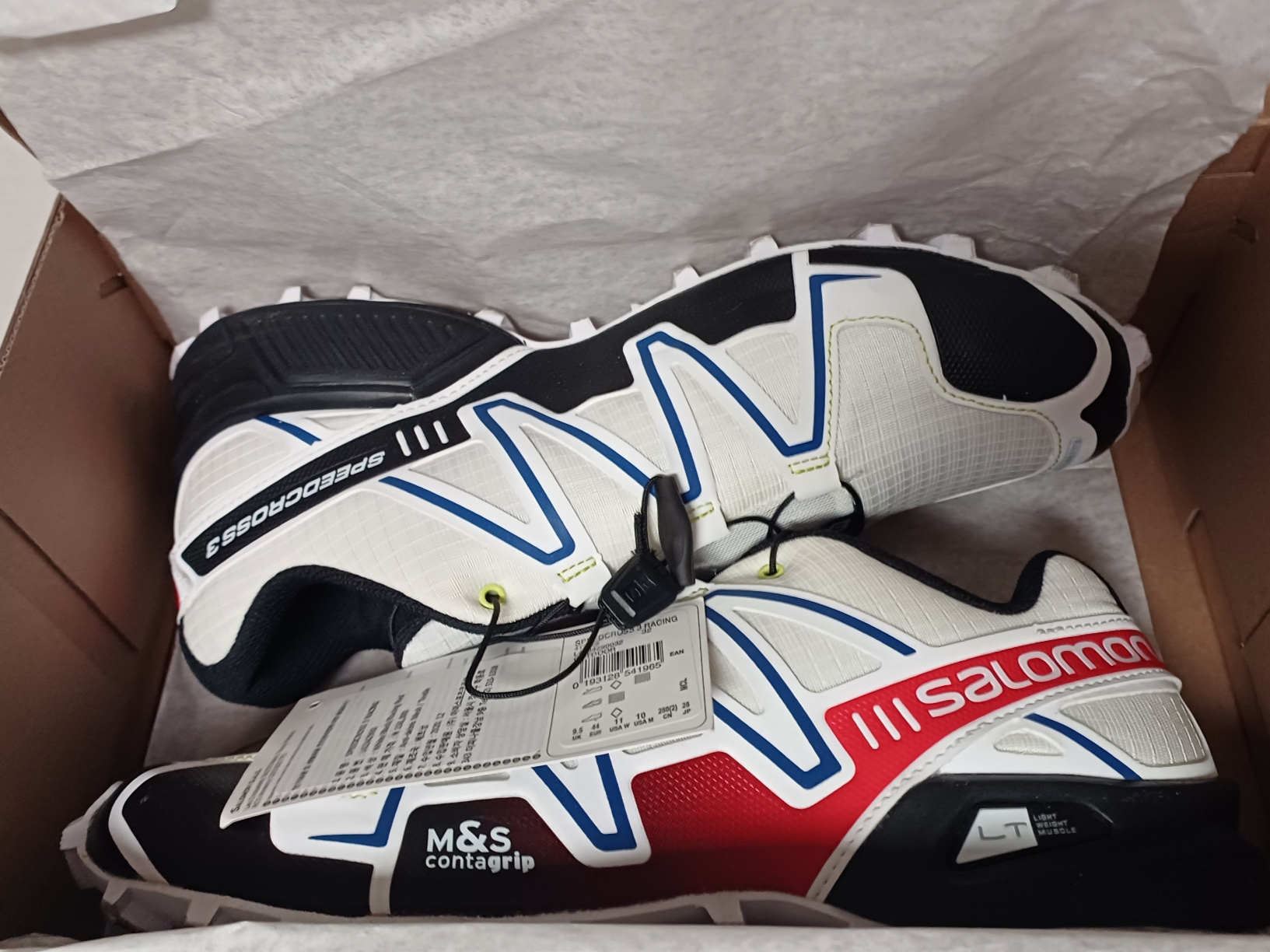 Salomon Speedcross 3 Mindful 2 Moth Vanilla 착용 스타일 - 1