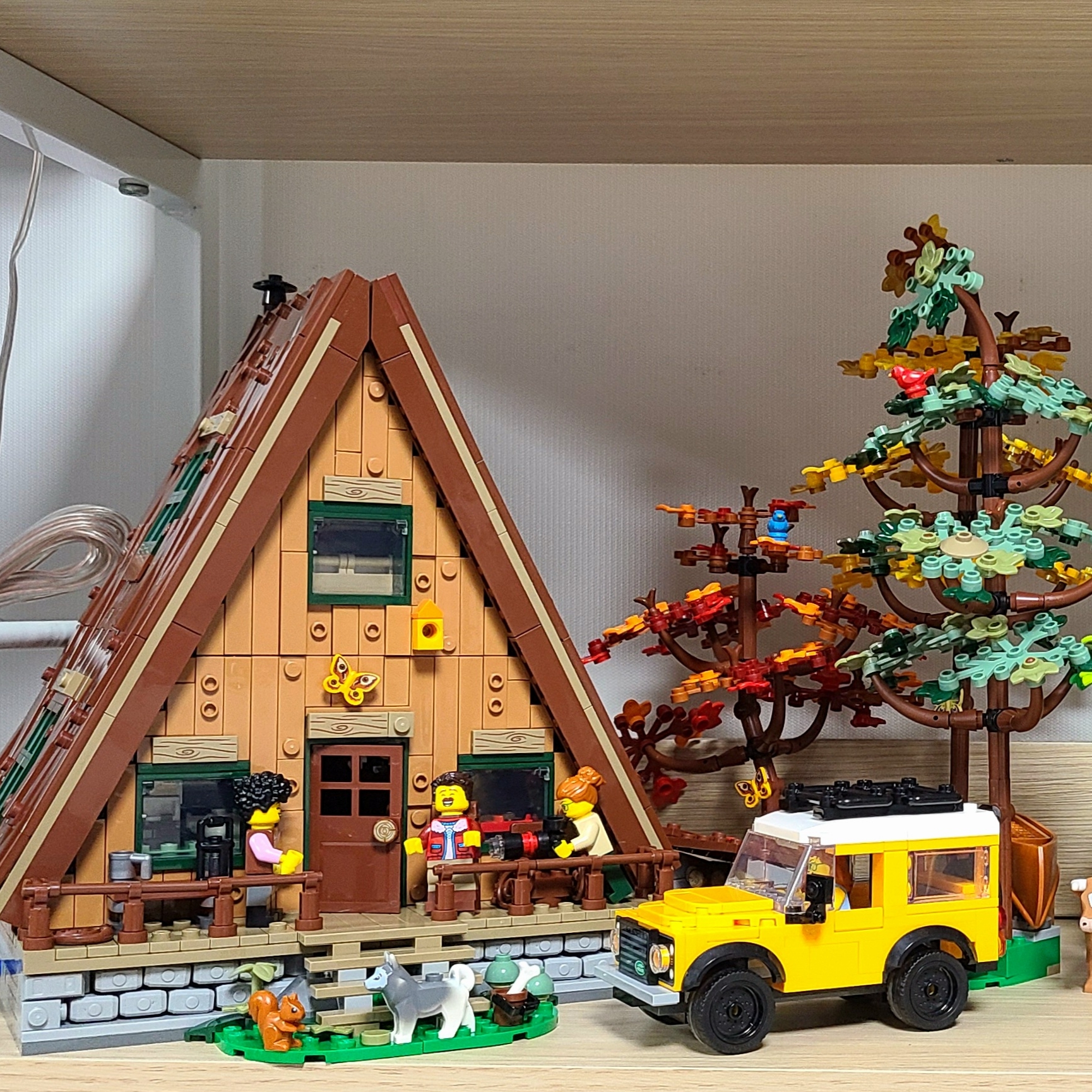 Lego A-Frame Cabin, Lego Land Rover Classic Defender 착용 스타일 - 1