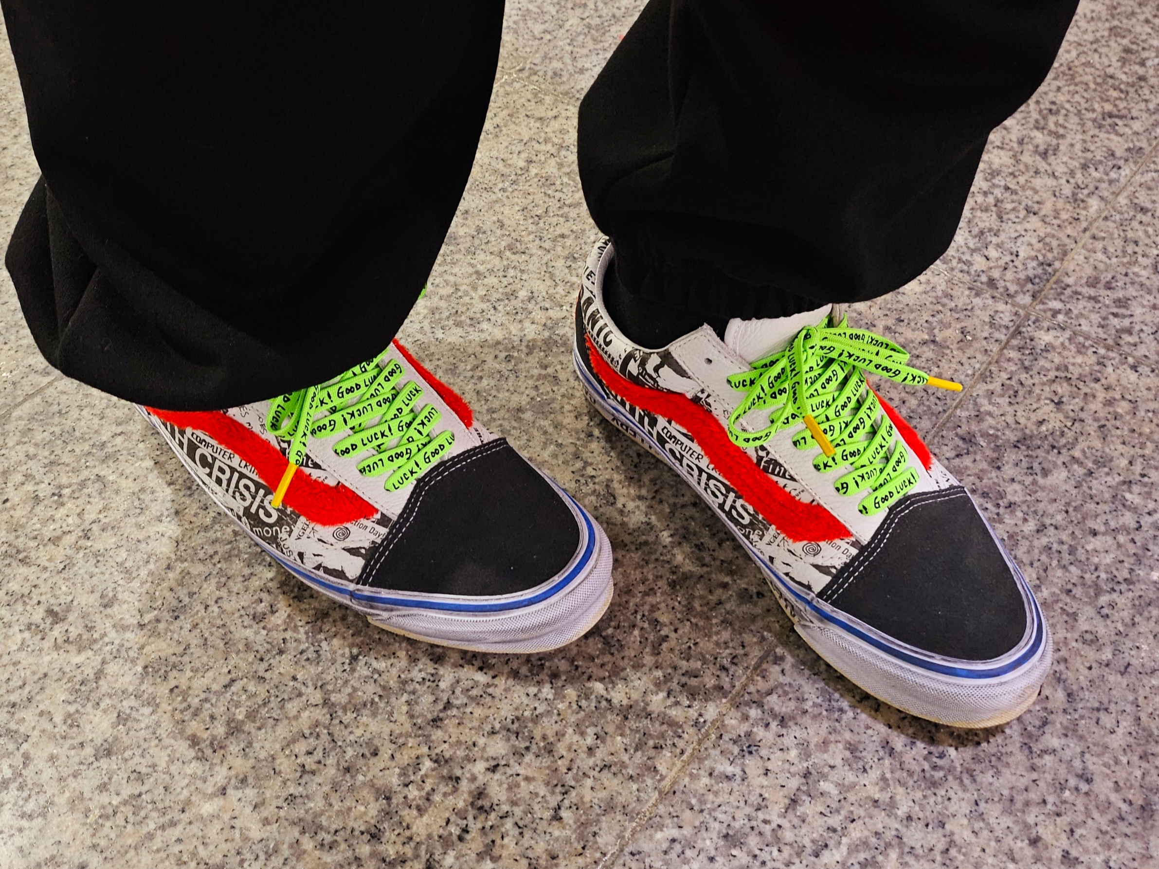 Vans Vault x Gallery Dept. OG Old Skool LX 착용 스타일