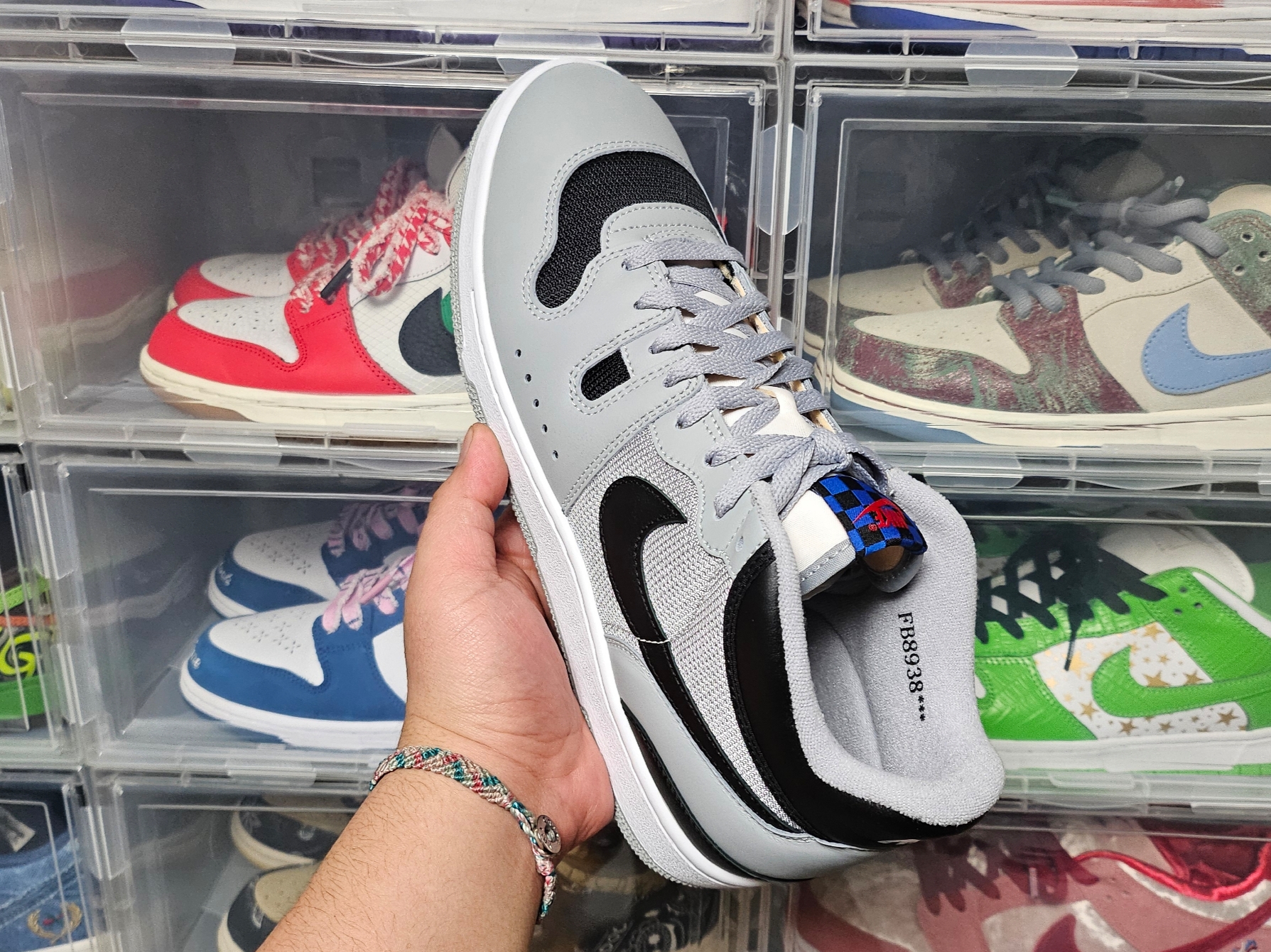 Nike Mac Attack QS SP Light Smoke Grey 착용 스타일 - 3