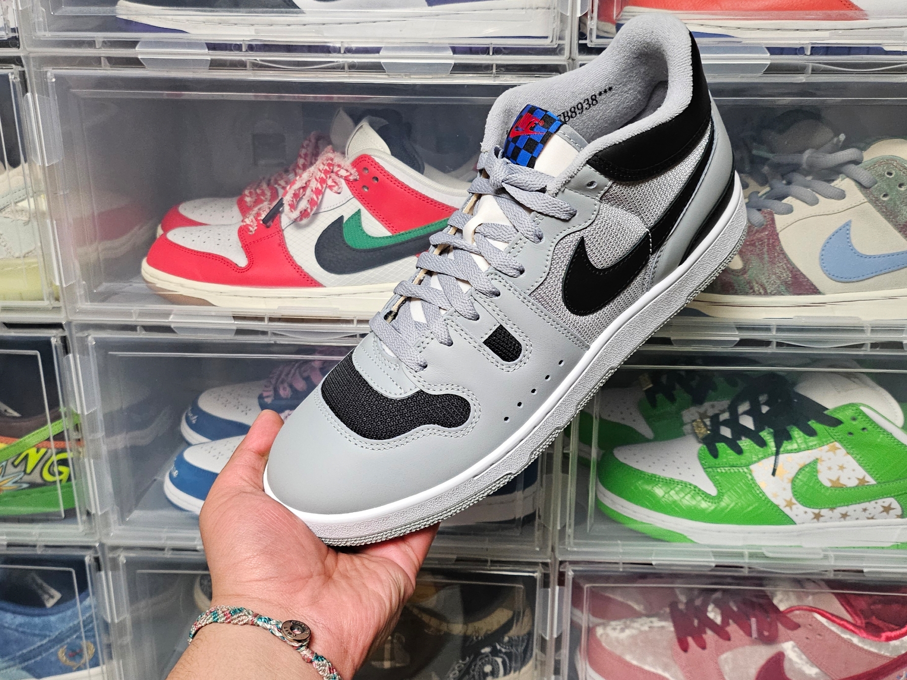 Nike Mac Attack QS SP Light Smoke Grey 착용 스타일 - 1