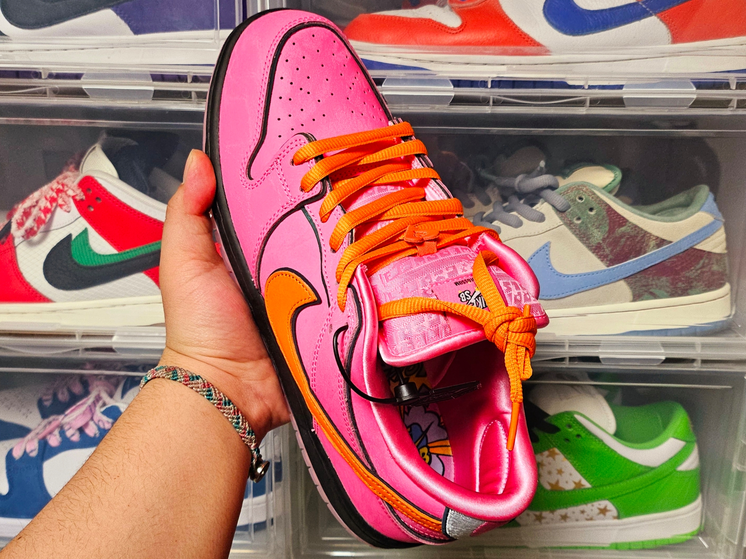 Nike x The Powerpuff Girls SB Dunk Low Pro QS Blossom 착용 스타일 - 3