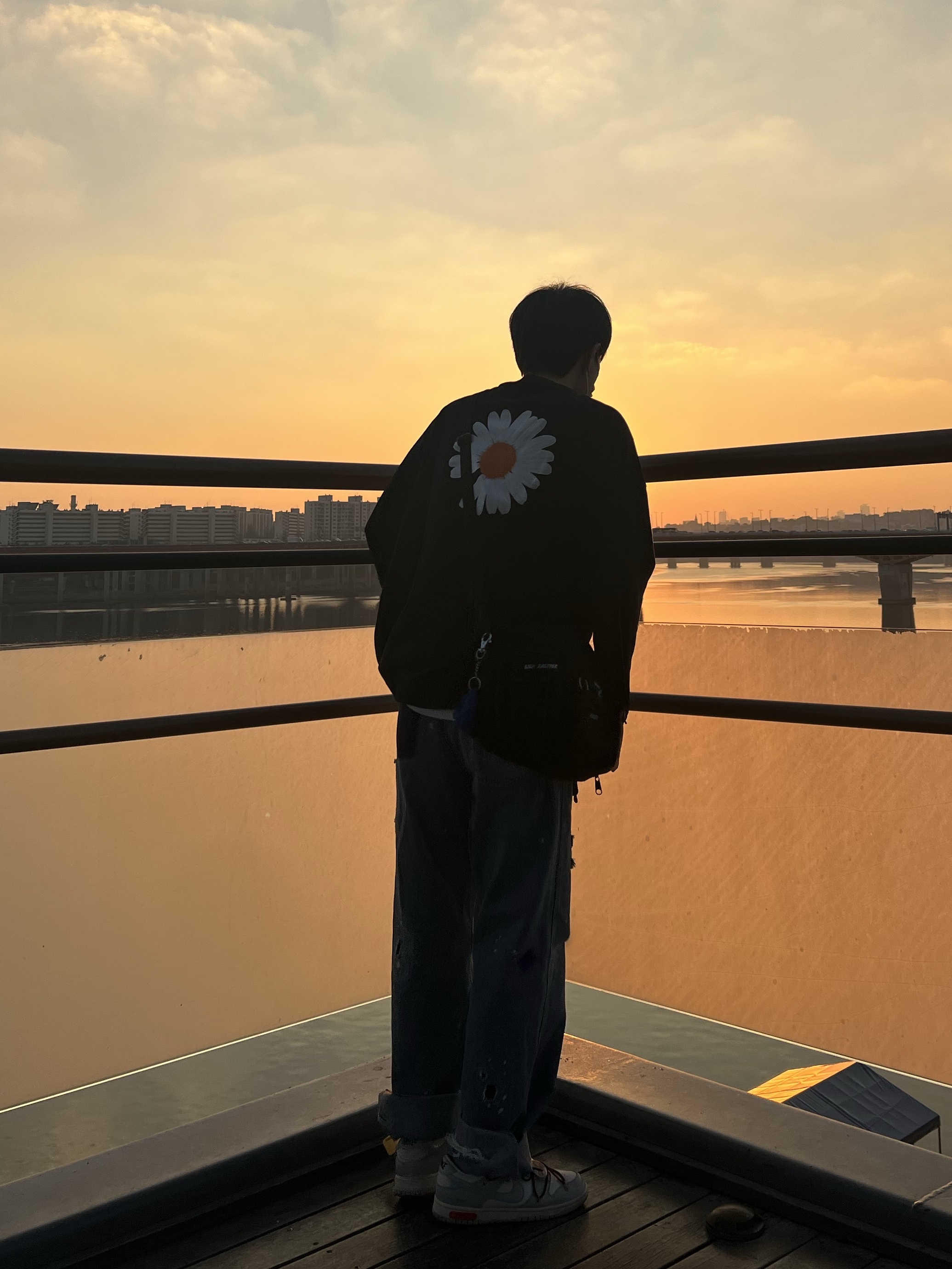 Nike x Peaceminusone LS T-Shirt Black (DR0098-010), Nike x Off-White Dunk Low The 50 - Lot 46 착용 스타일 - 2