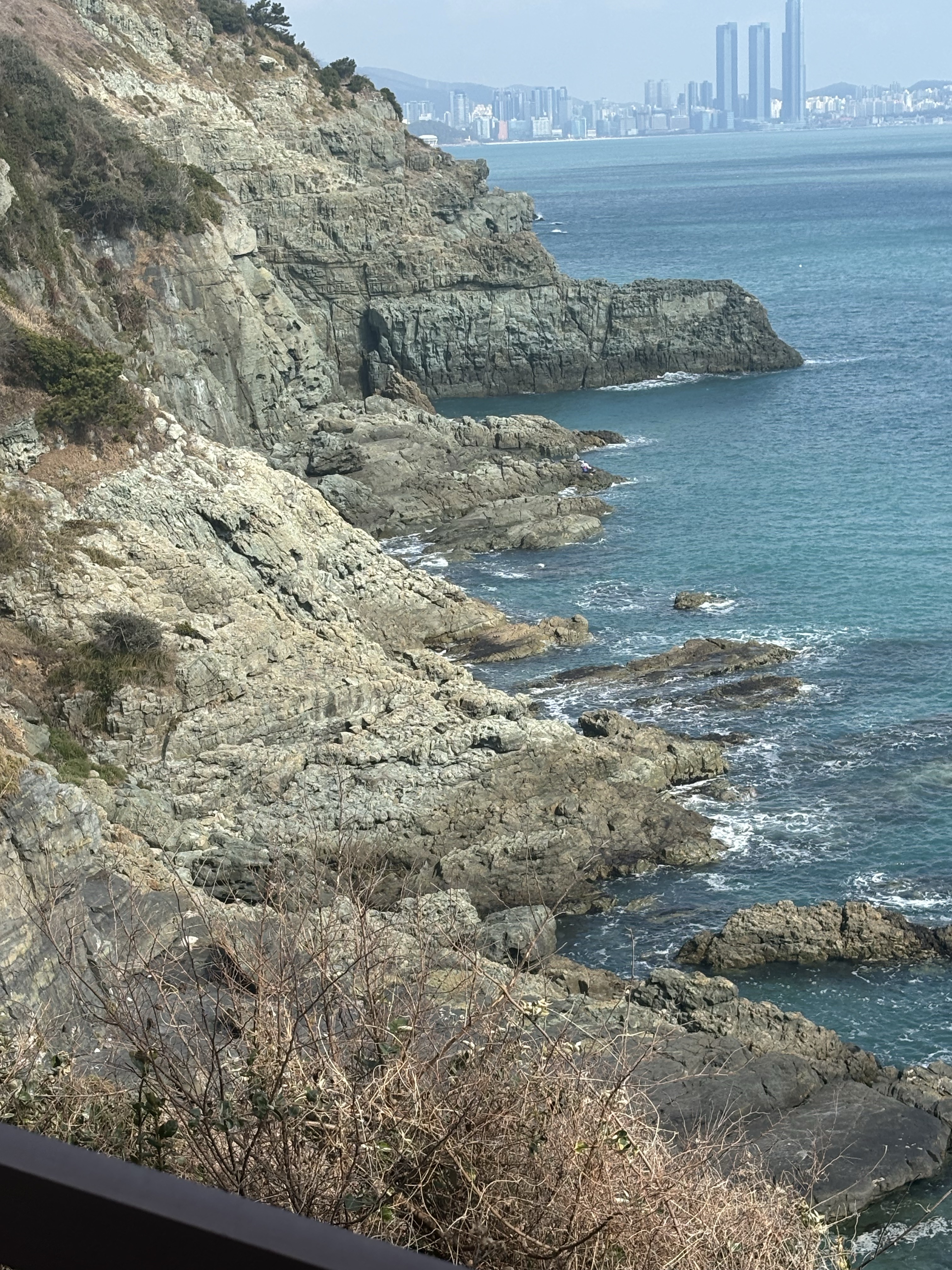 Jordan 1 Retro Low OG Black and Dark Powder Blue 착용 스타일 - 4