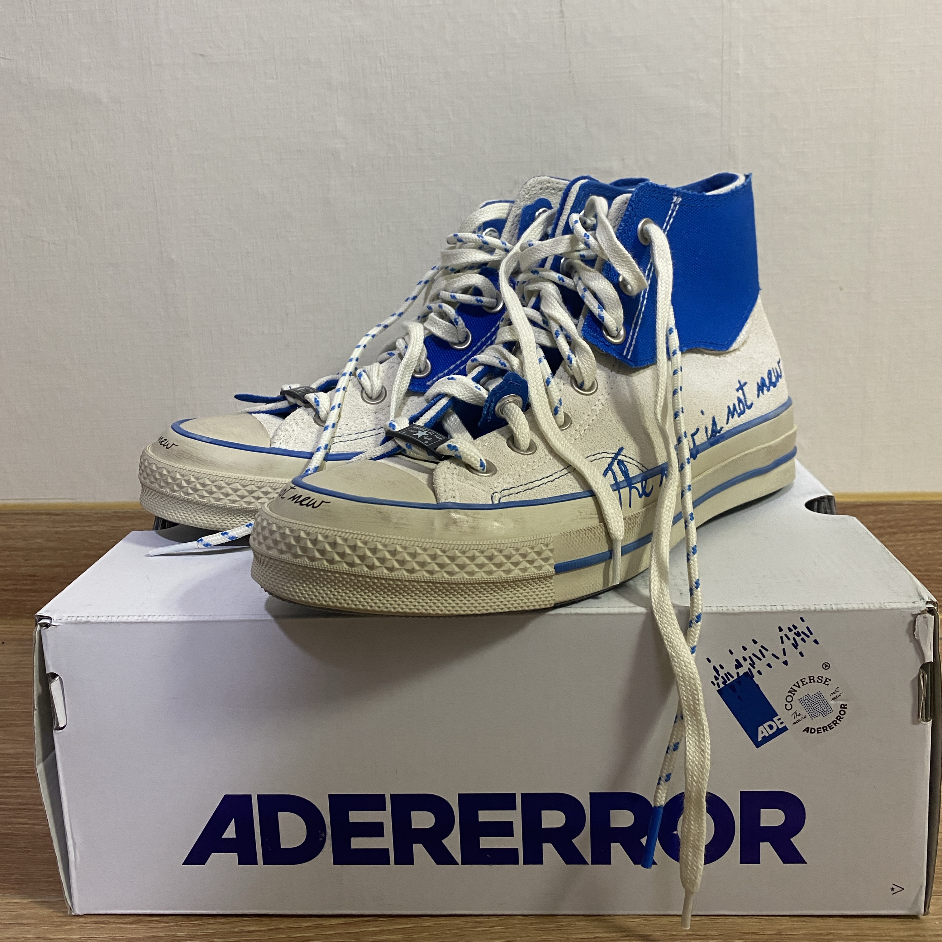 Converse x Ader Error Chuck 70 High White 착용 스타일